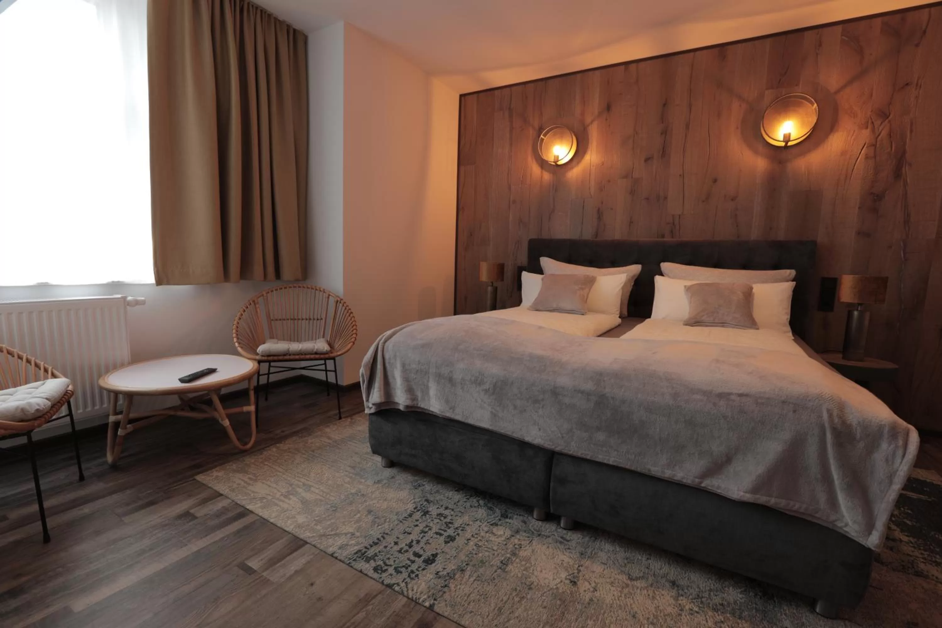 Bedroom, Bed in Vergissmeinnicht