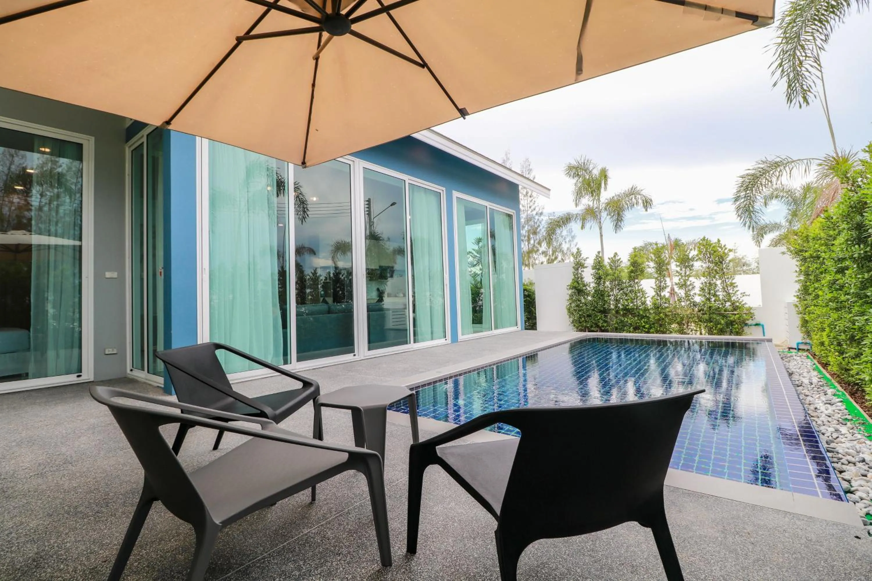 Balcony/Terrace in Chaum Haus Pool Villas