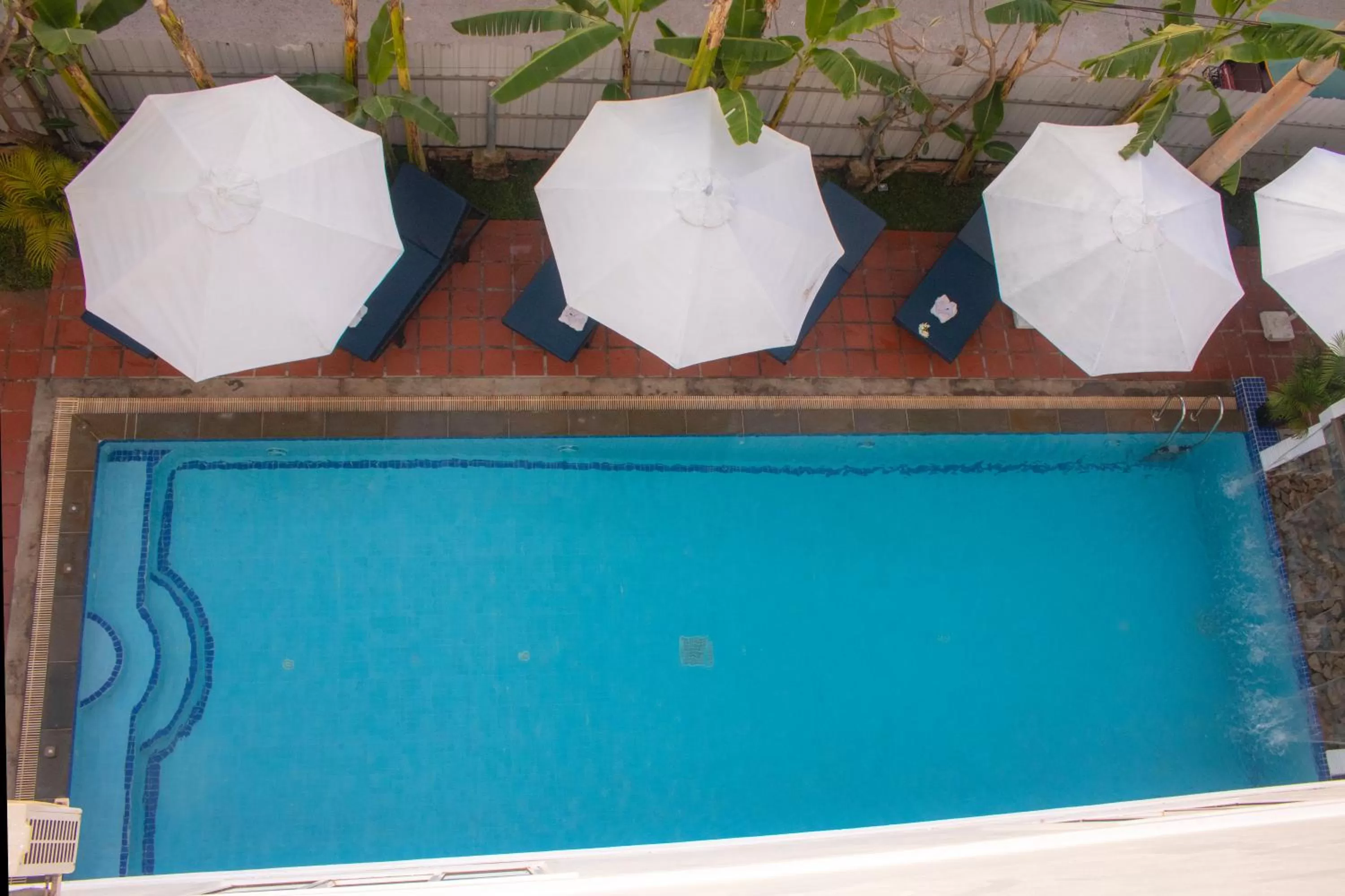 Pool view in The Blanc Residence