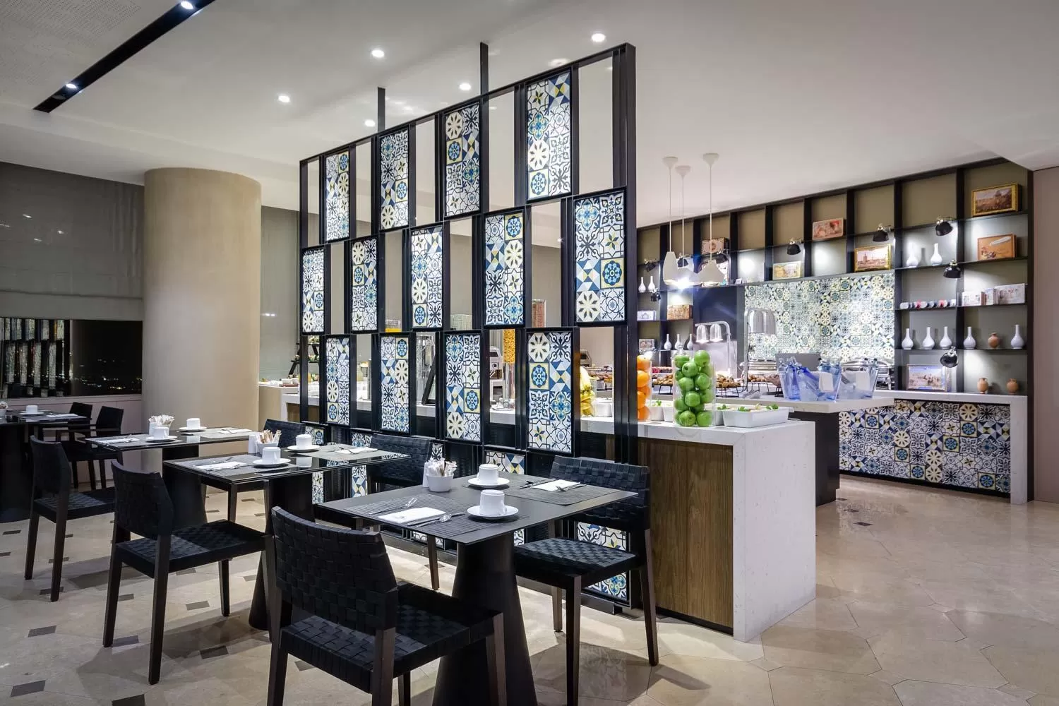 Buffet breakfast in Eurostars Torre Sevilla