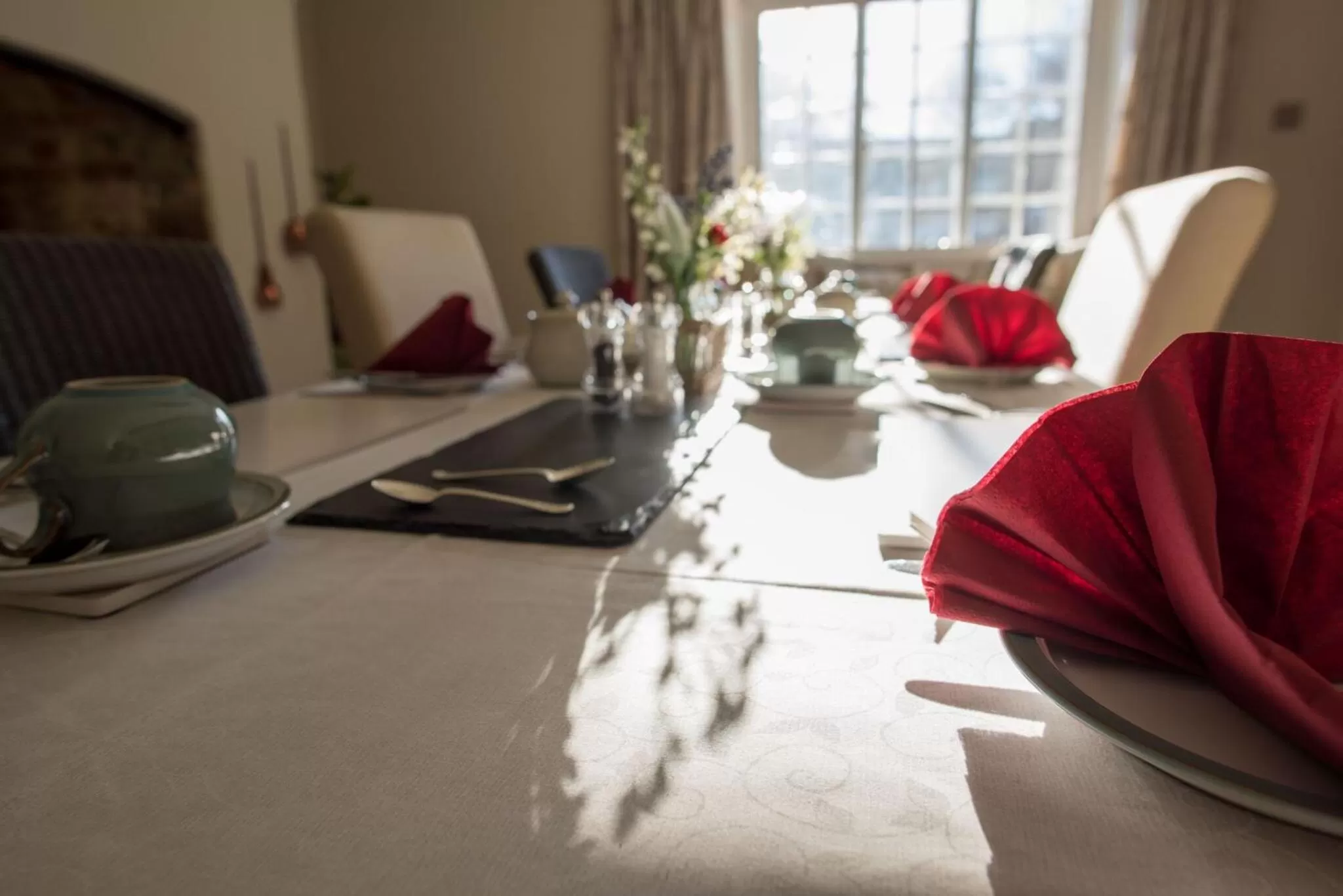 Dining area in St Leonards Farmhouse