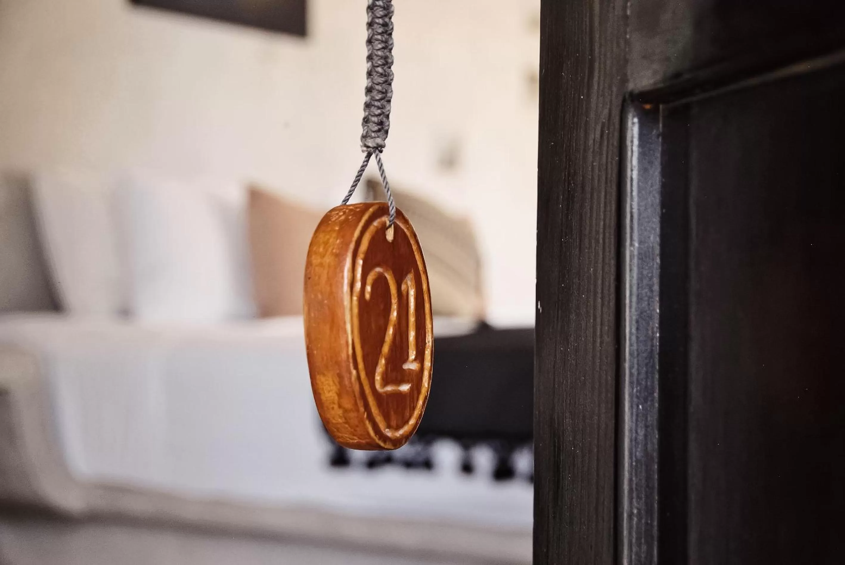 Decorative detail, Bed in Boutique Hotel Posada 06 Tulum