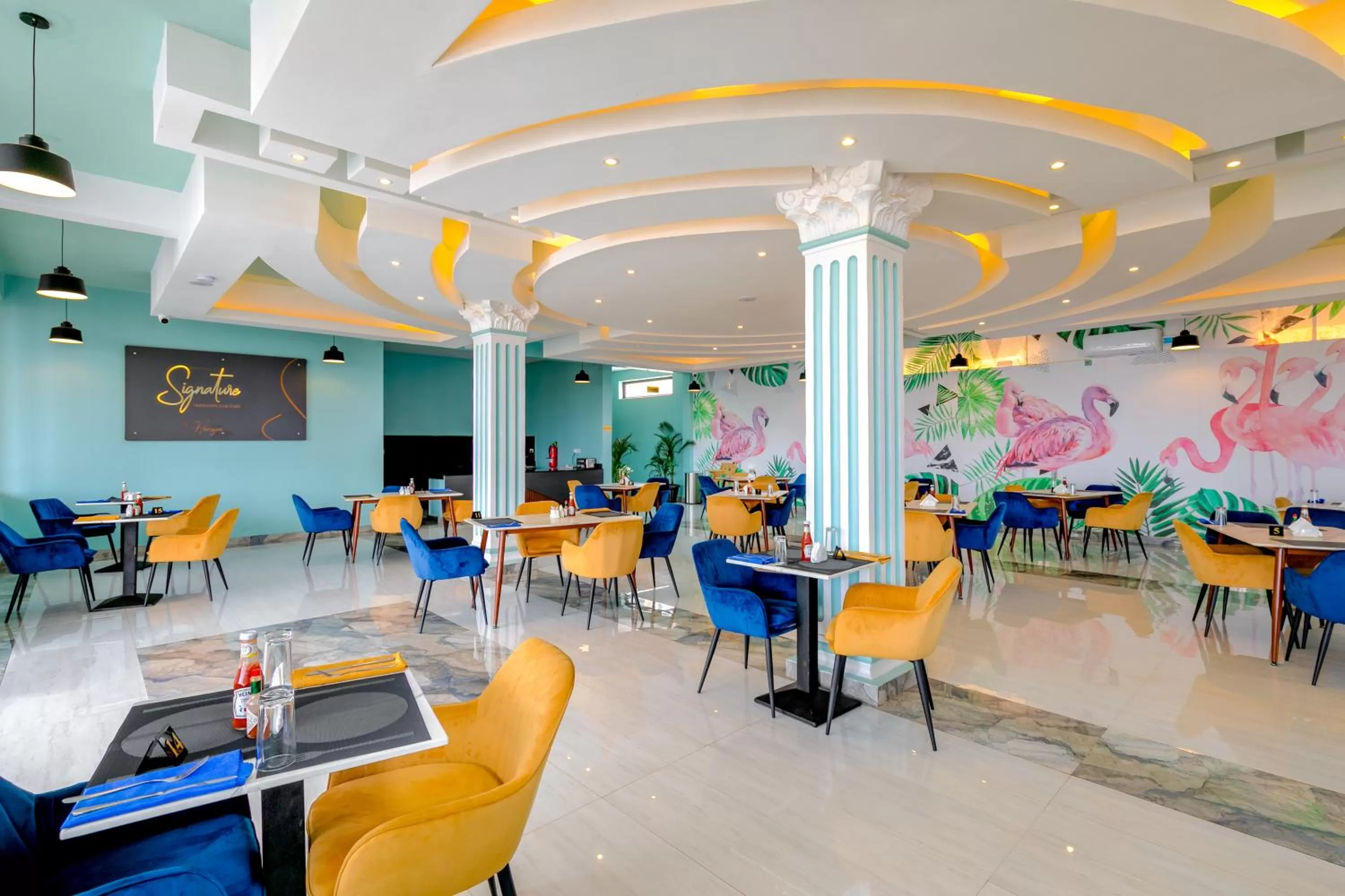 Restaurant/places to eat in Hotel Horizon Entebbe