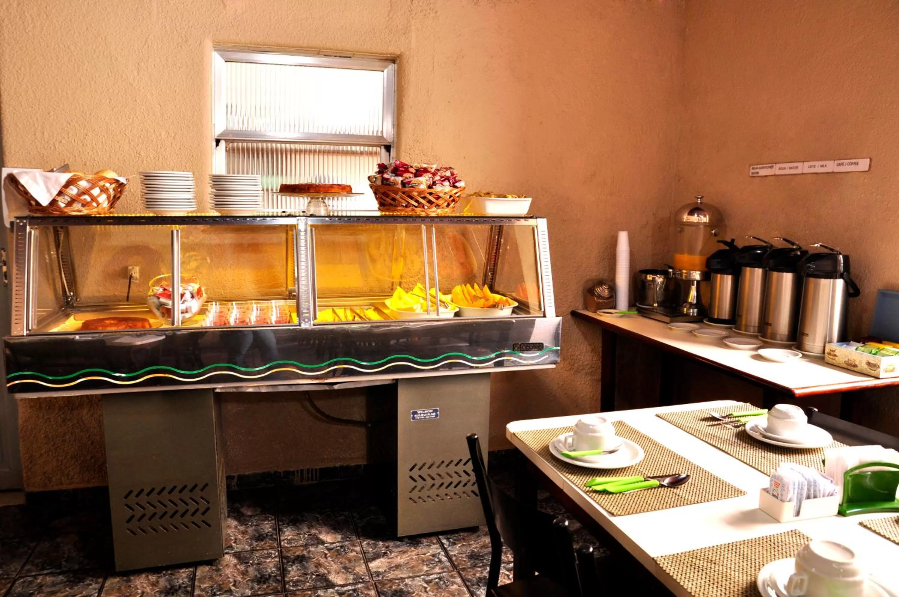 Buffet breakfast in Hotel Plaza Riazor