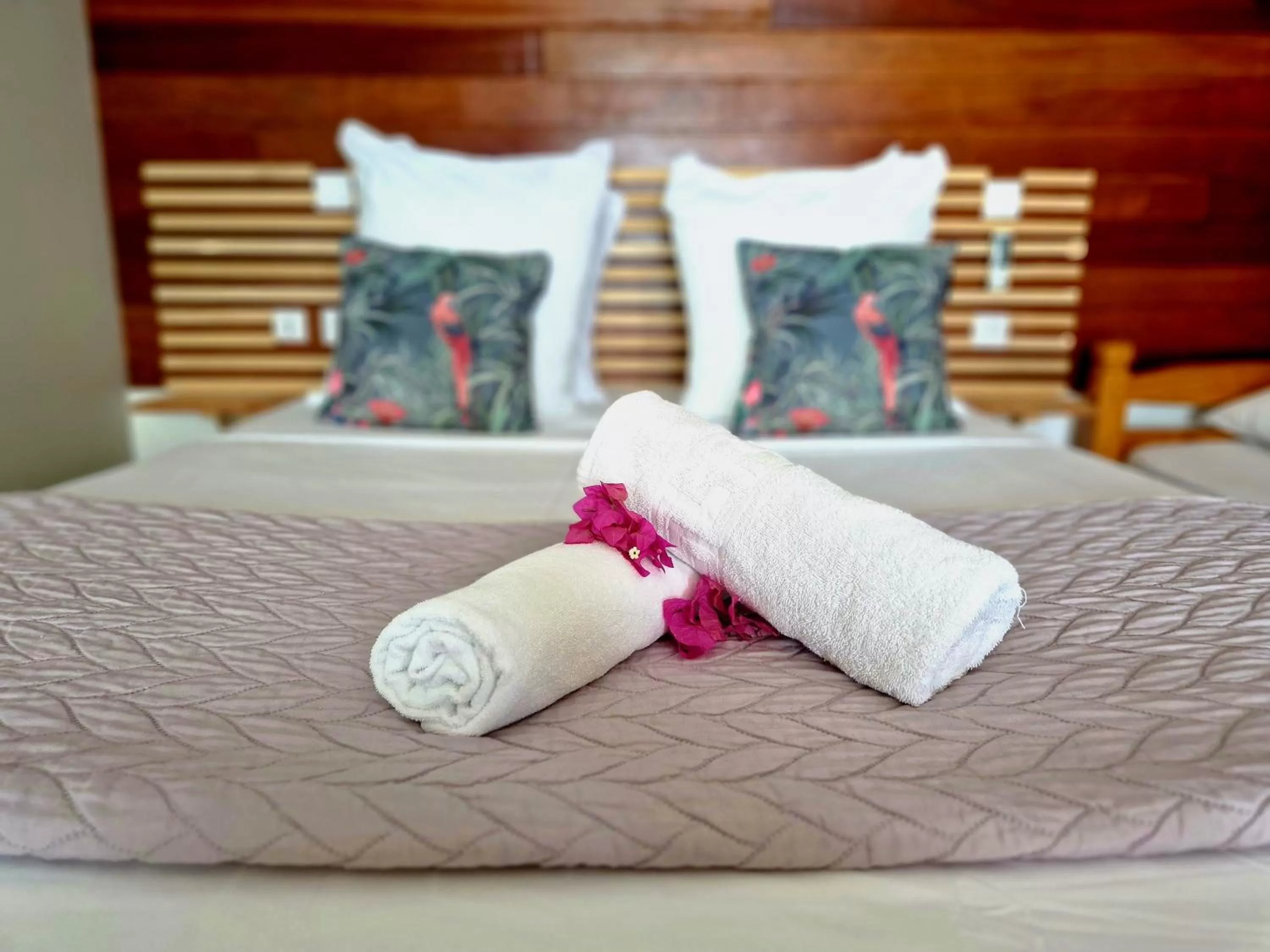 Bedroom, Bed in Hotel Le Manguier