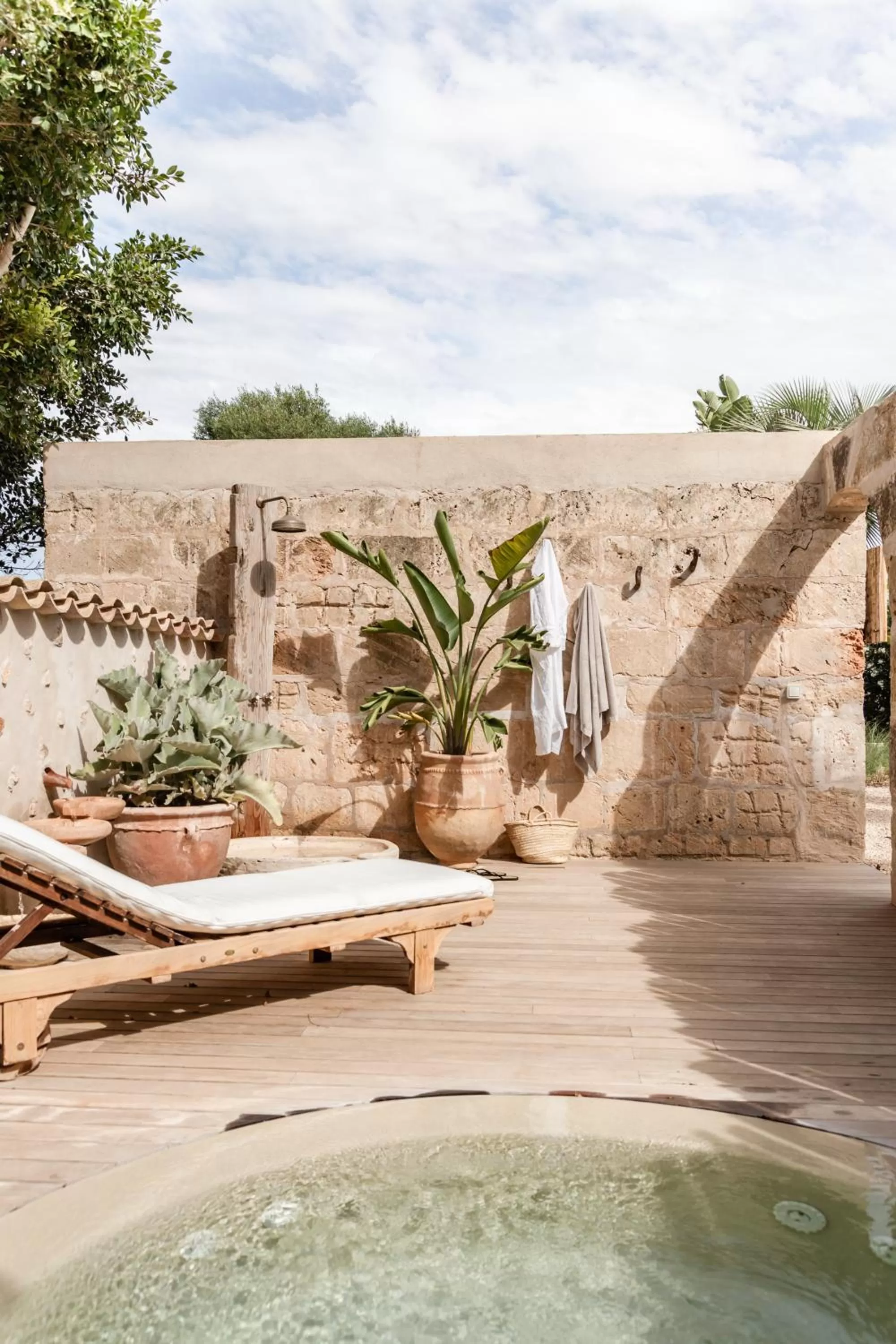 Natural landscape in Cal Reiet Holistic Retreat