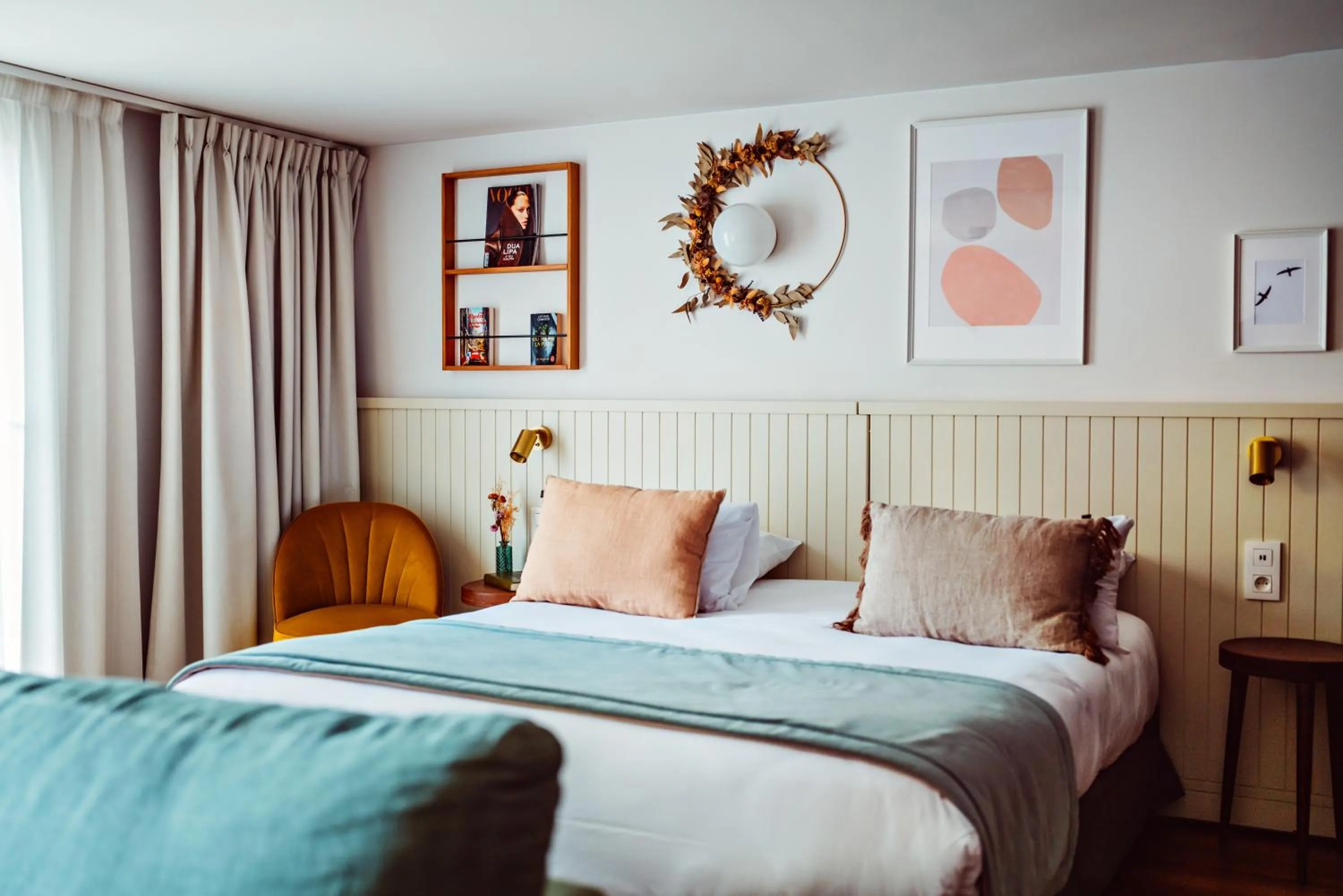 Bed in Hôtel Maison Lacassagne Lyon
