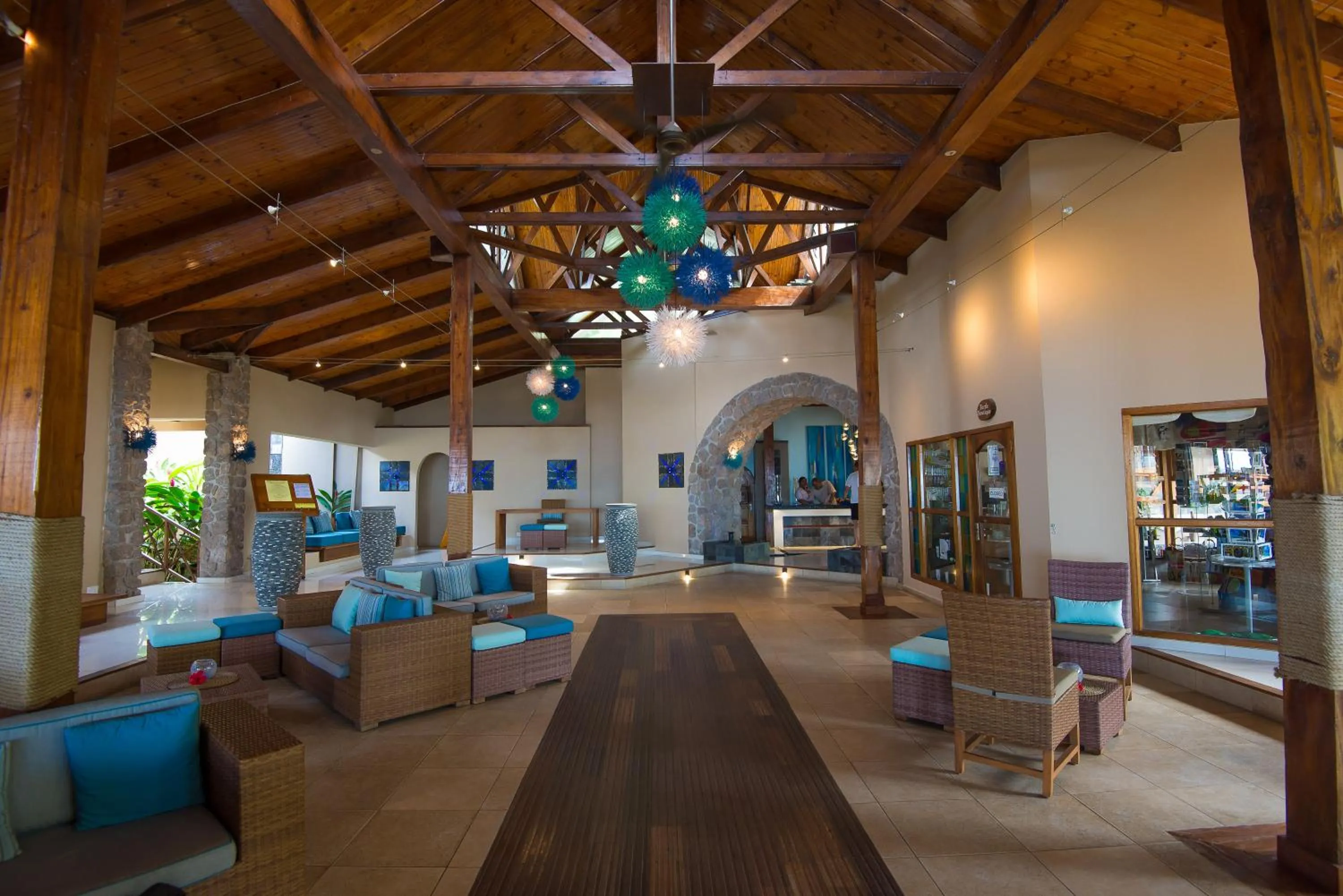 Lobby or reception in Coco de Mer Hotel and Black Parrot Suites