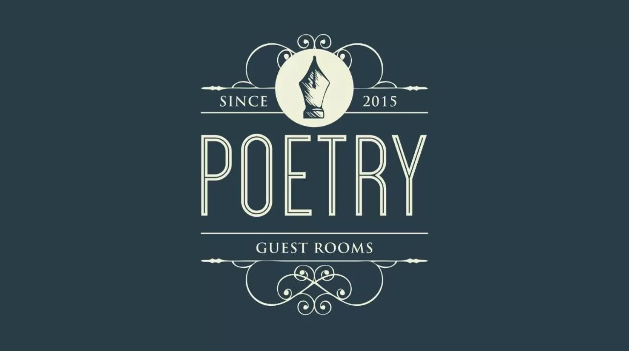 Property Logo/Sign in Poetry Guestrooms