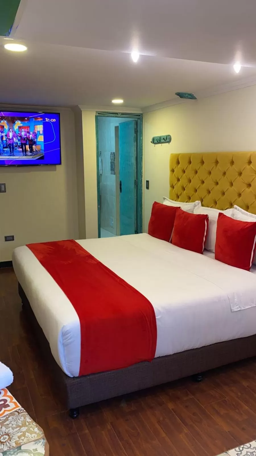 Bed in Hotel Casa Antigua