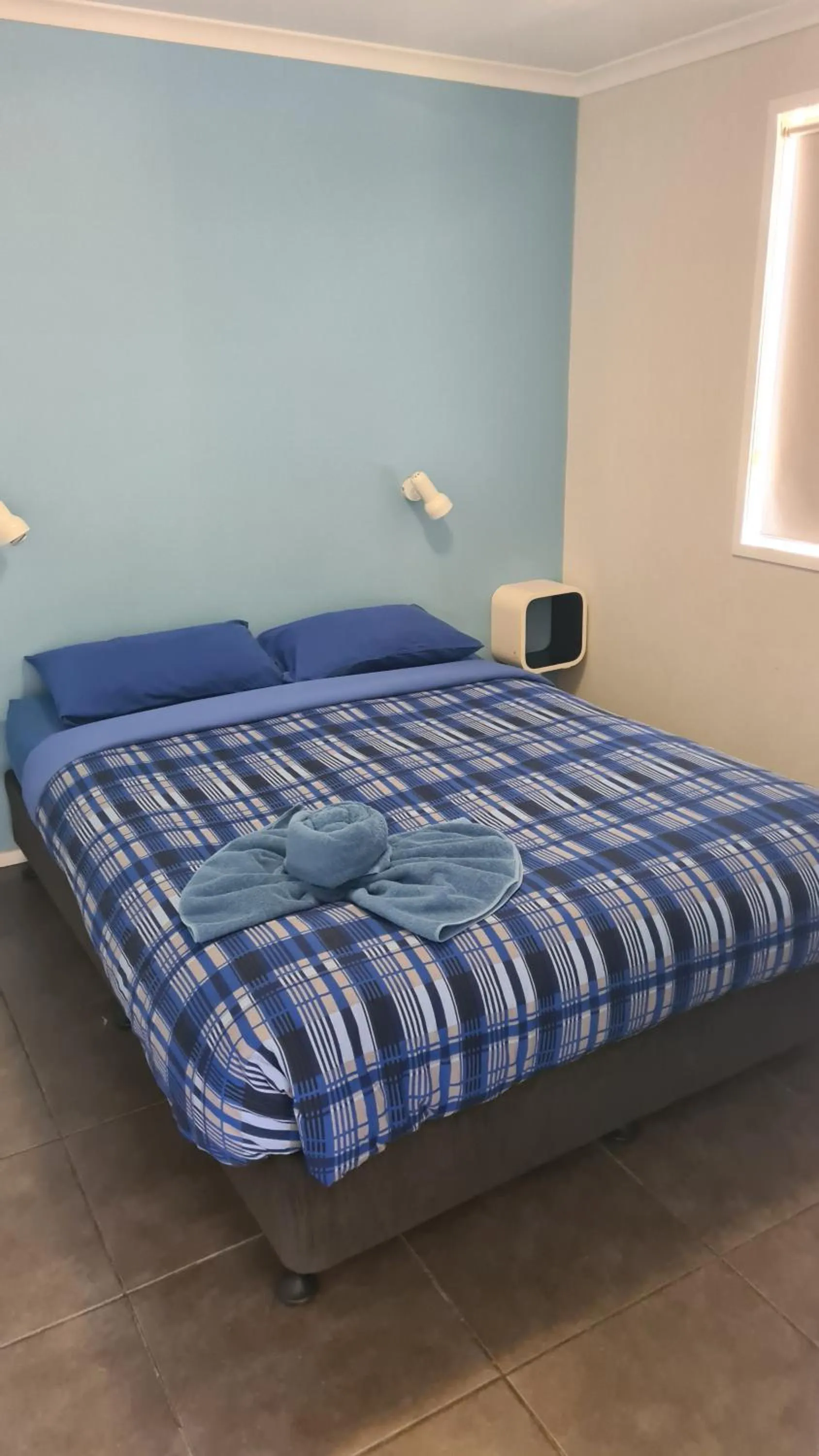 Bed in Banana Coast Caravan Park