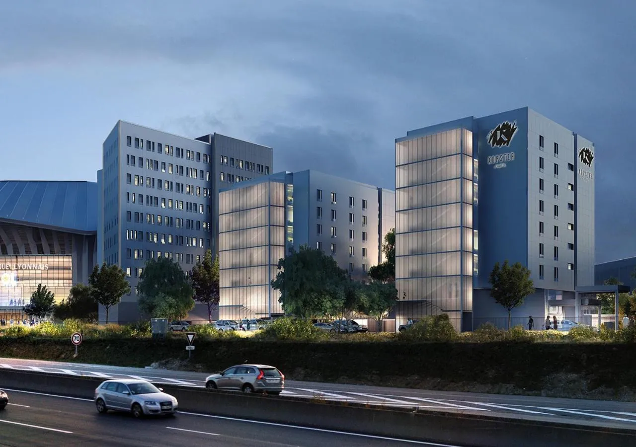 Property building in KOPSTER Hotel Lyon Groupama Stadium