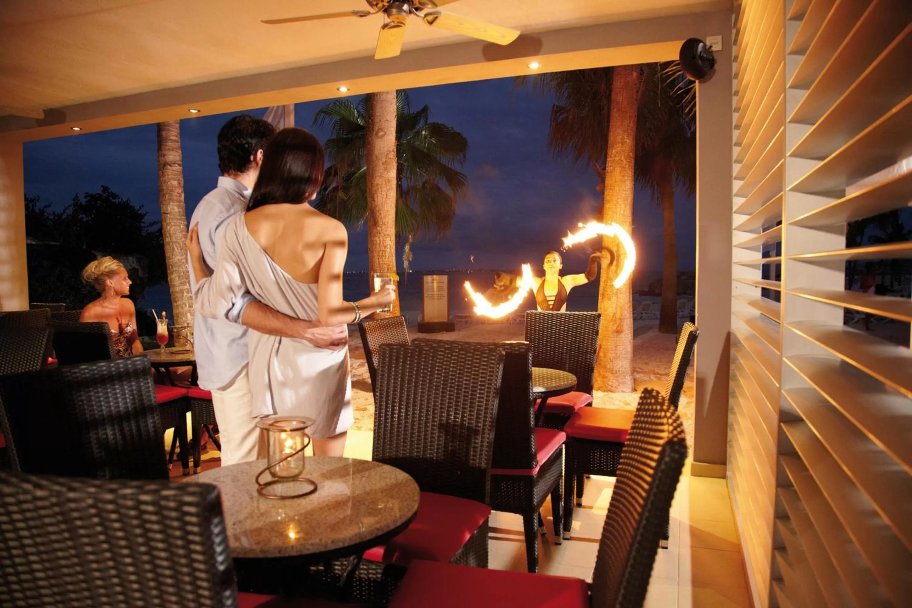 Patio in Riu Palace Peninsula - All Inclusive