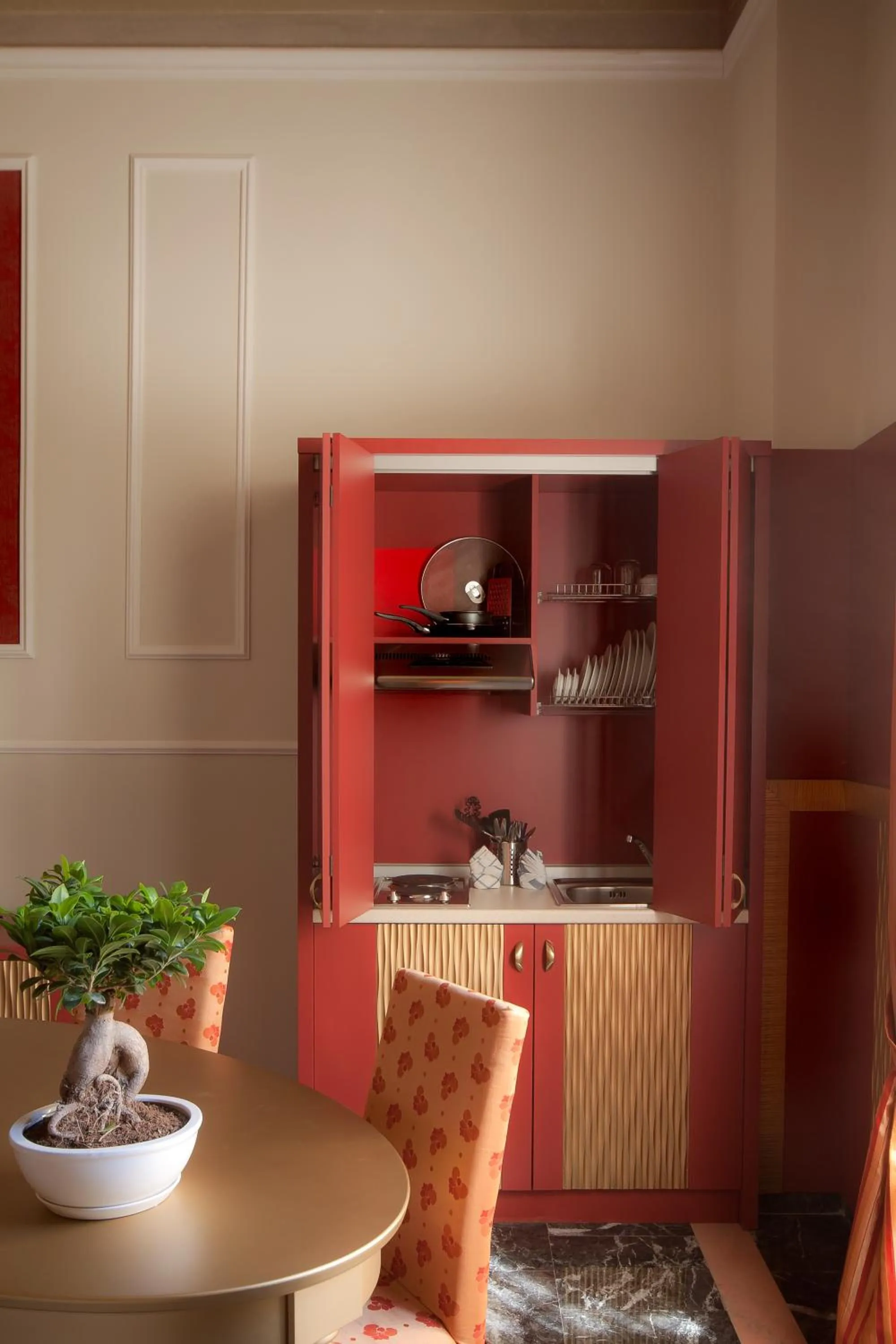 Kitchen or kitchenette in Relais La Corte di Cloris