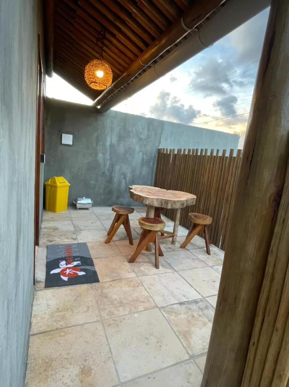 Patio in Chalé Palhano Beach