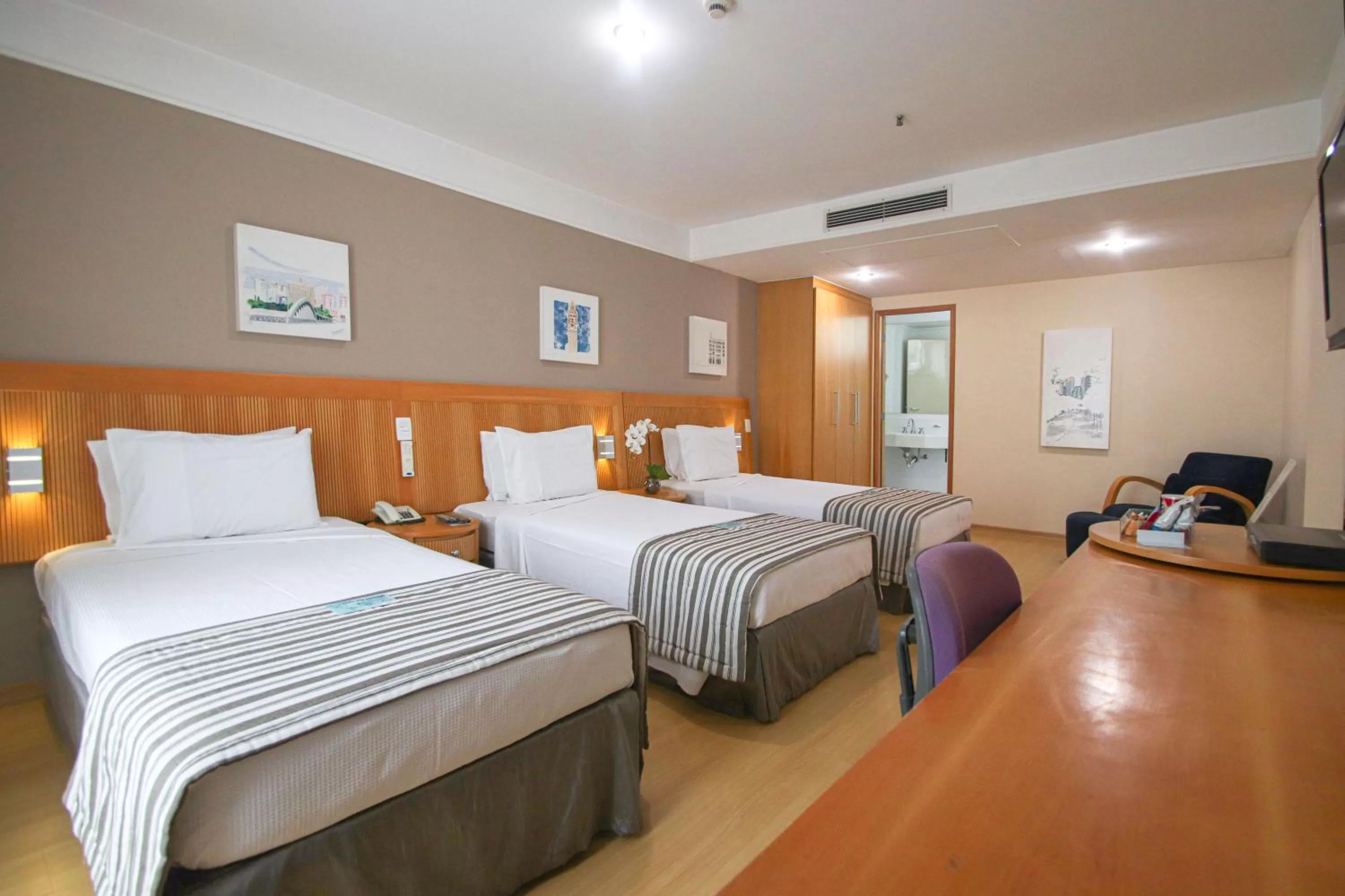 Bedroom, Bed in Belo Horizonte Plaza