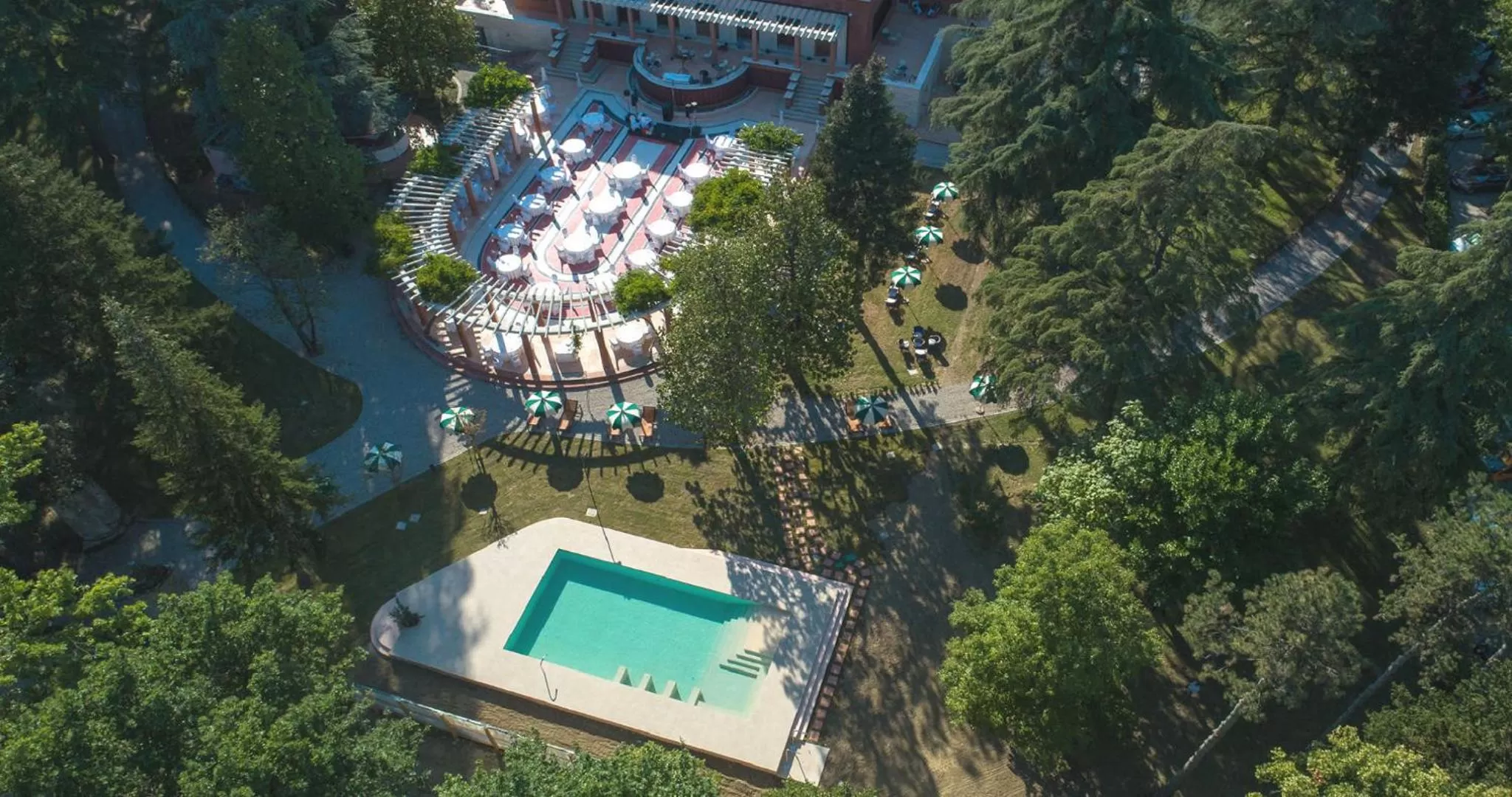 Bird's eye view in Grand Hotel Castrocaro Longlife Formula