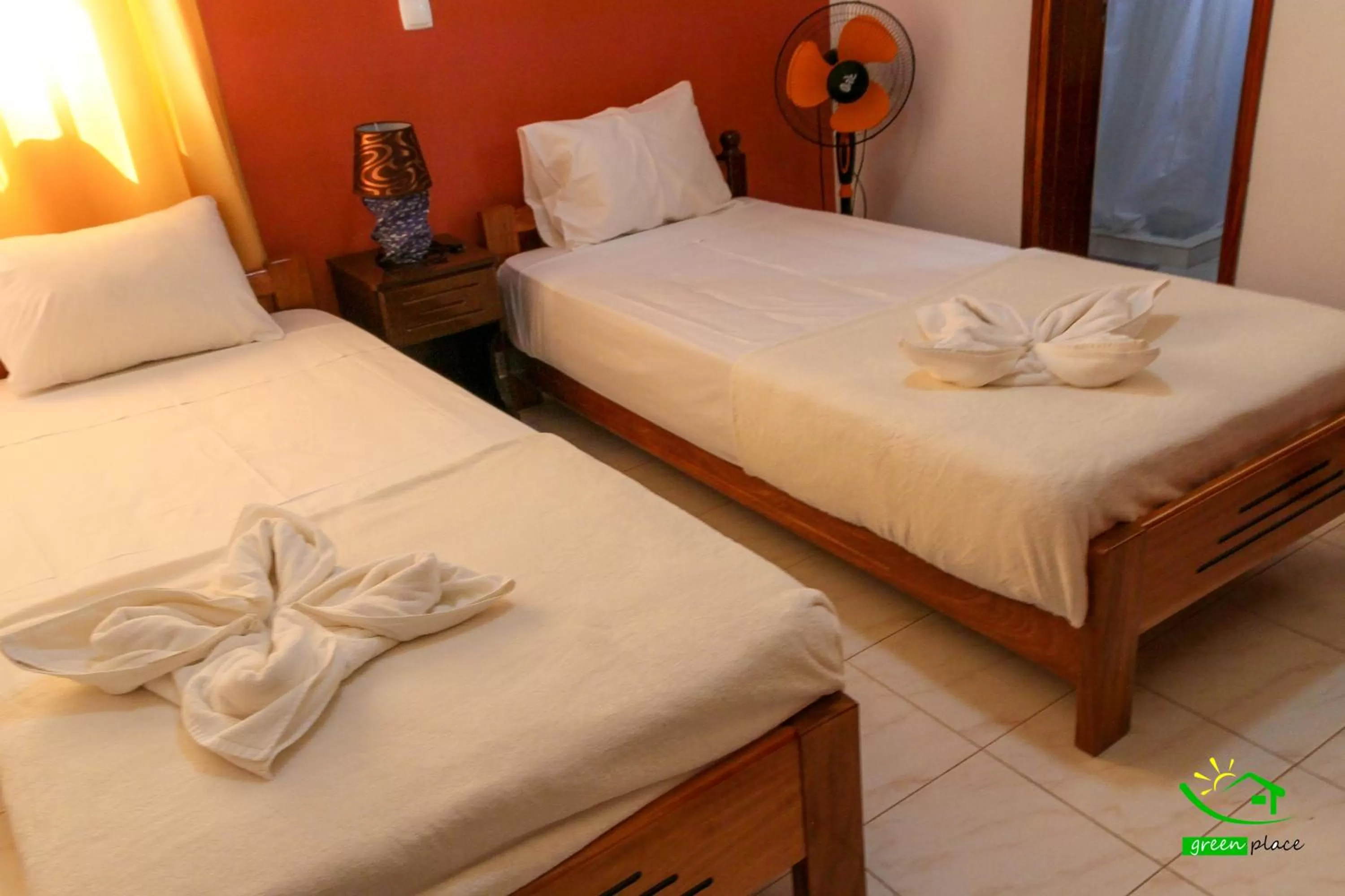 Bed in Pousada Green Place