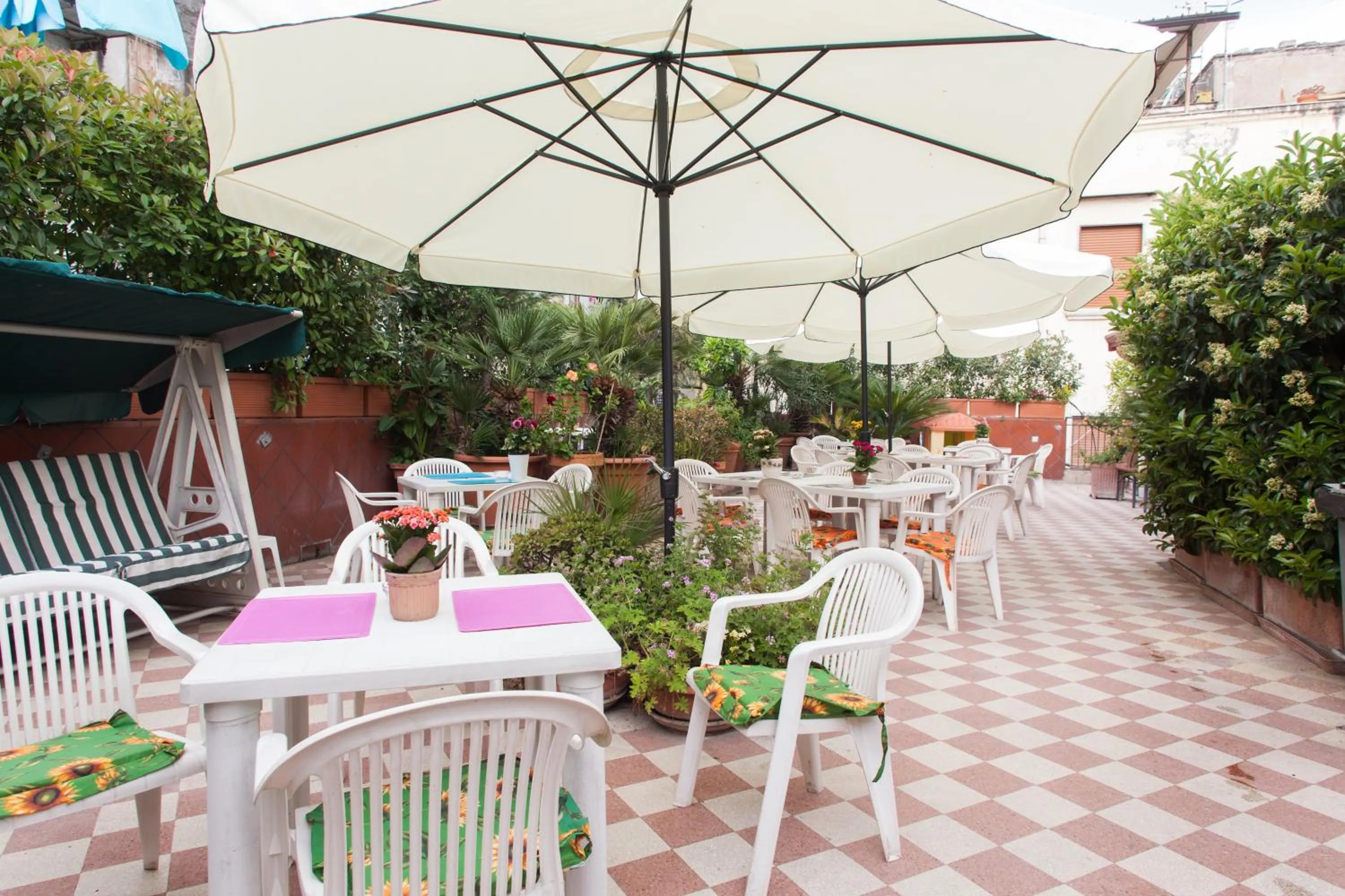 Garden in Hotel Toledo