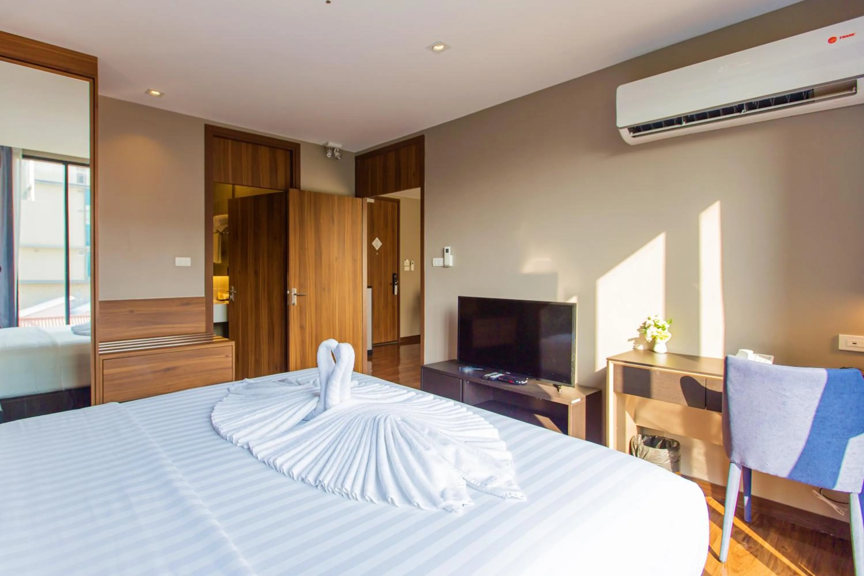 Bed in Amp Am House Bangkok Hotel