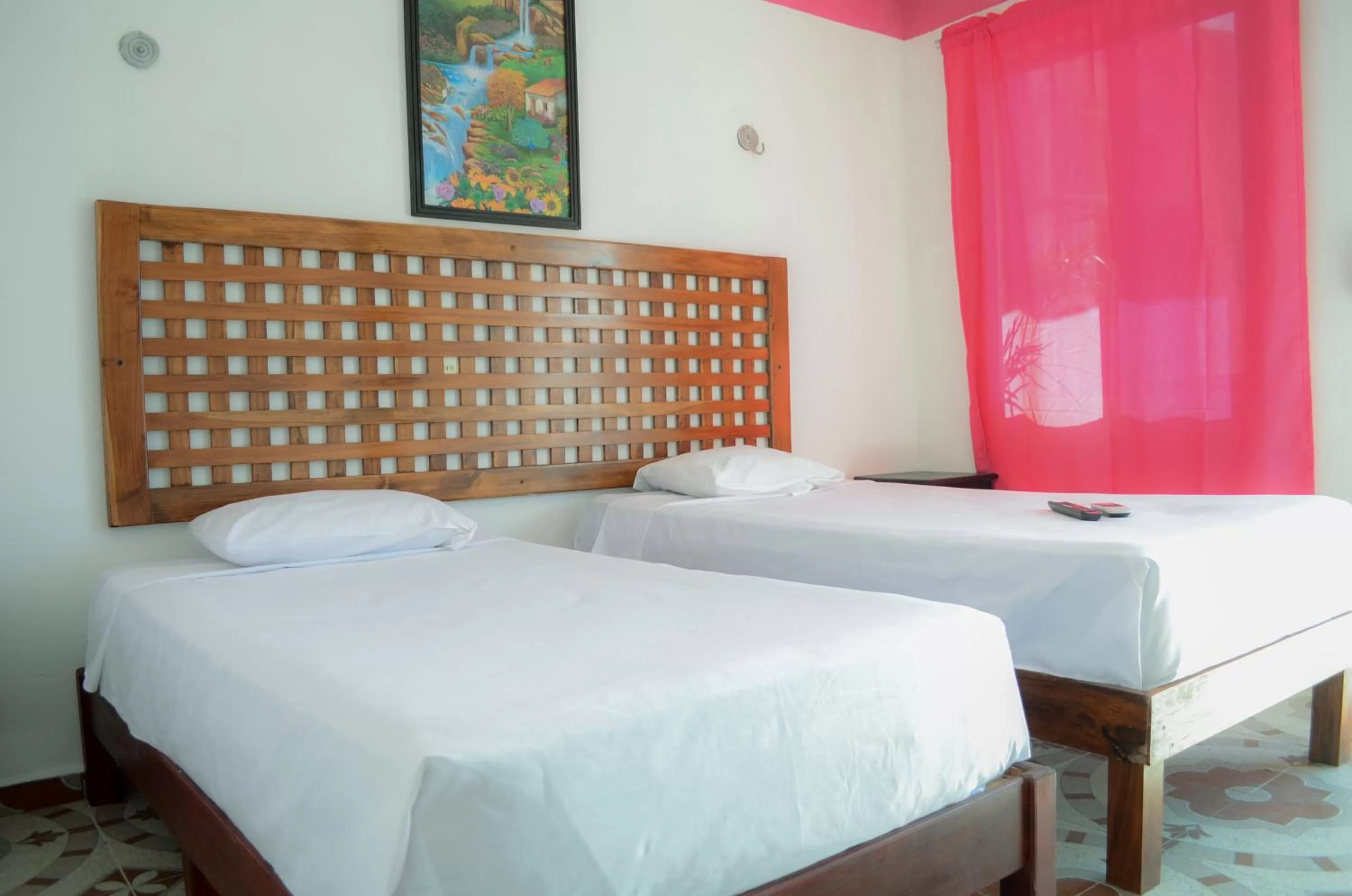 Bed in Hotel & Restaurant D´Concepción