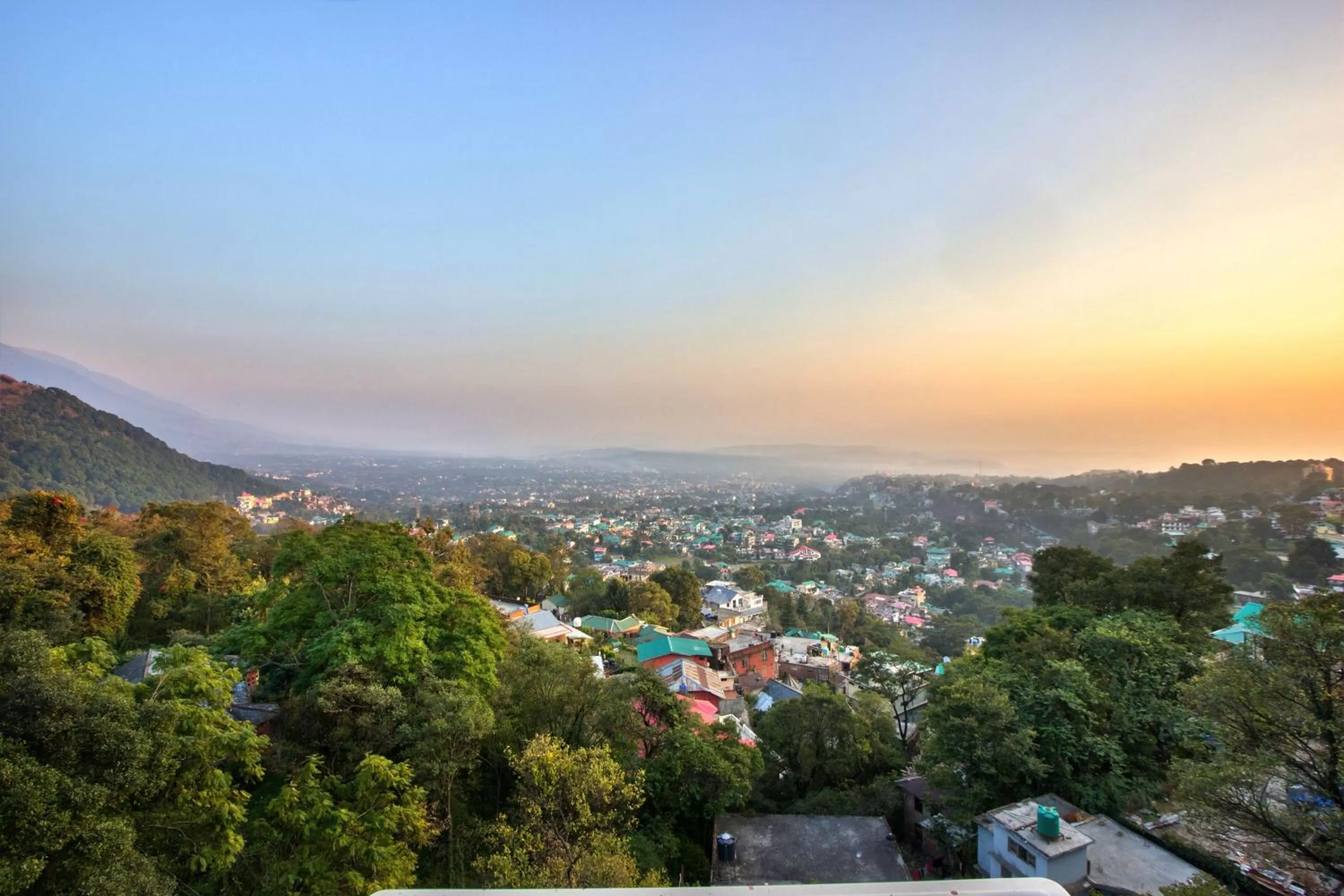 City view in Hotel Bliss Valley - Hotel in Dharamshala