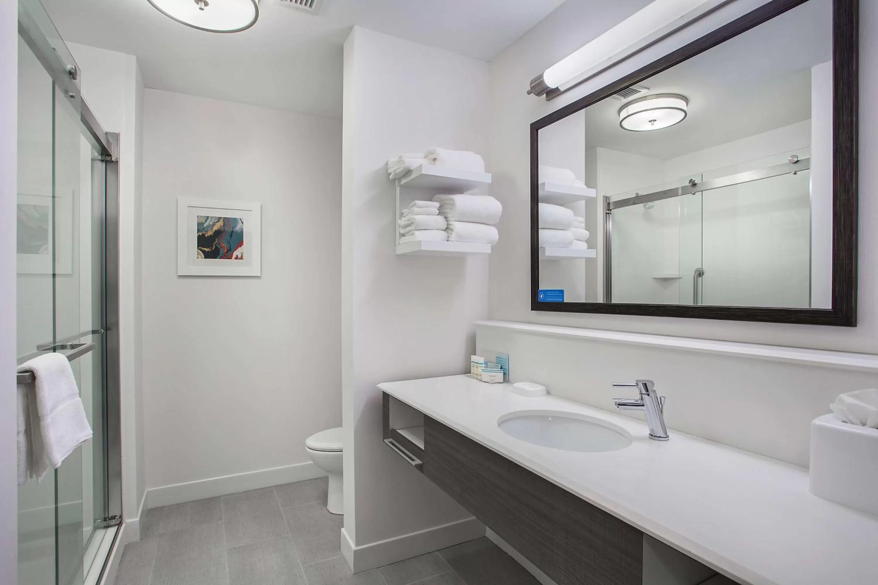 Bathroom in Hampton Inn Vincennes