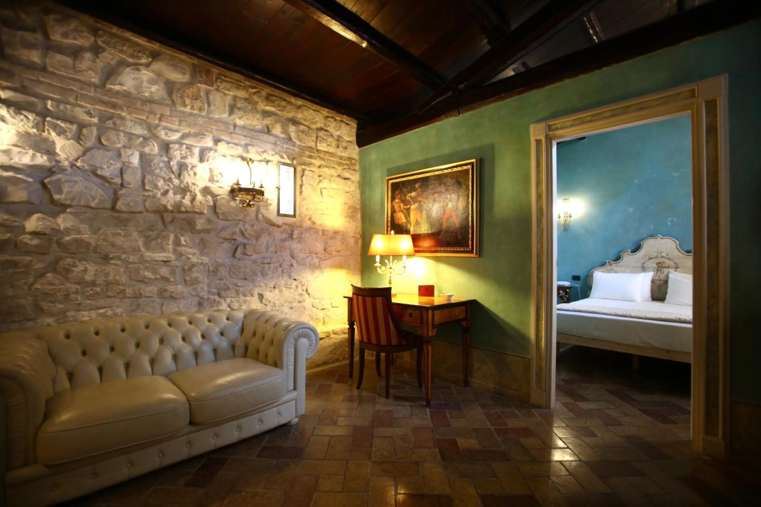 Living room, Bed in Fortino Napoleonico