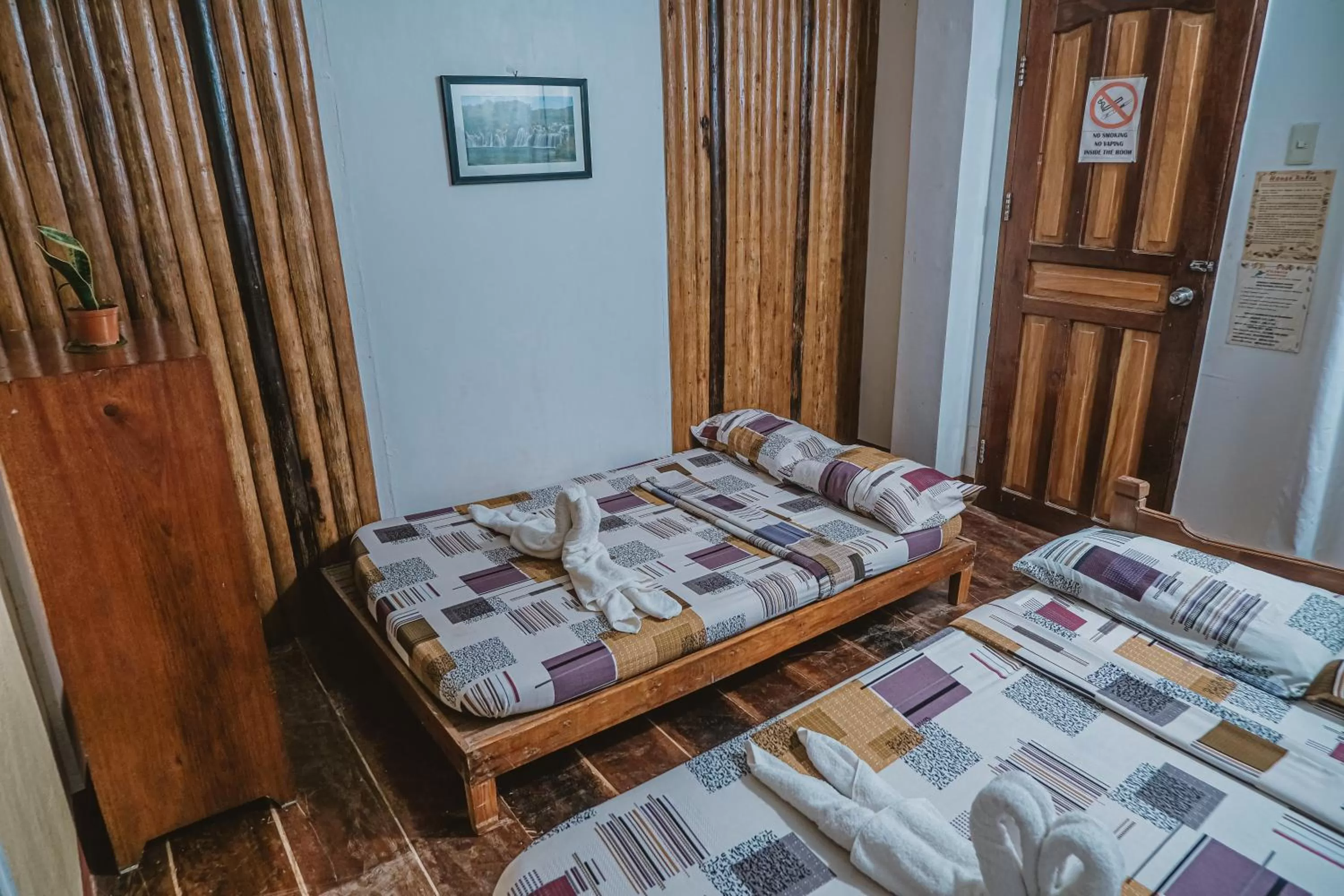 Bed in Victoria Beach House