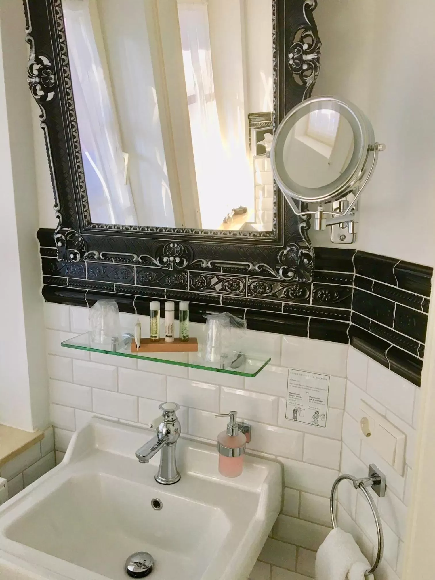 Decorative detail in Boutiquehotel Villa Rosenhof