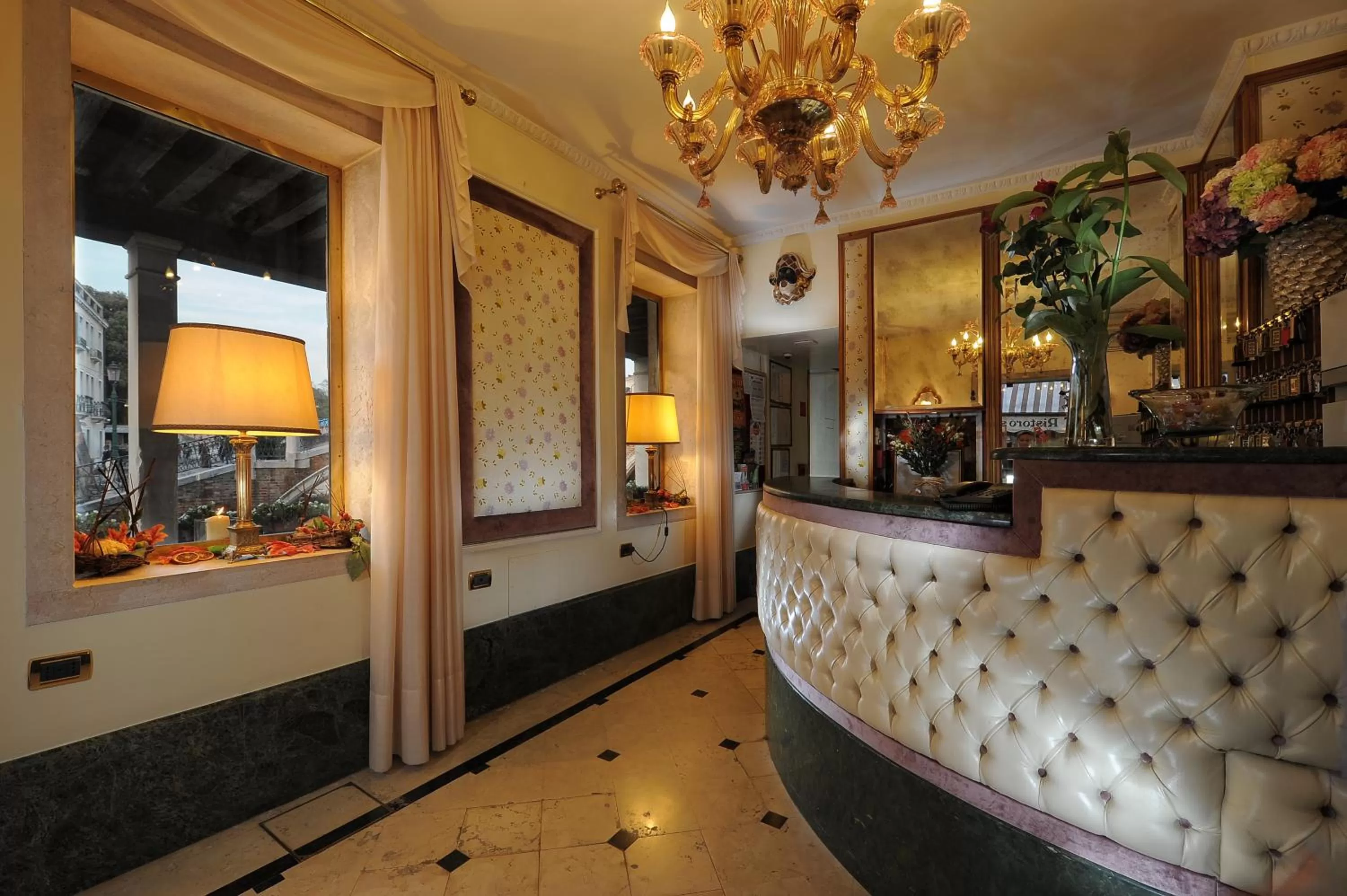 Lobby or reception in Hotel Arlecchino