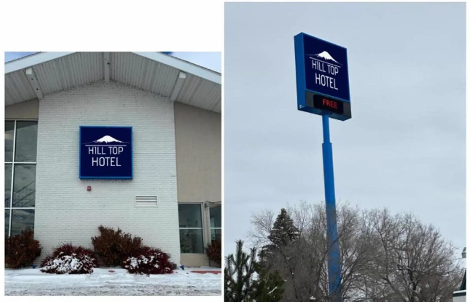 Property logo or sign, Winter in Hilltop Hotel