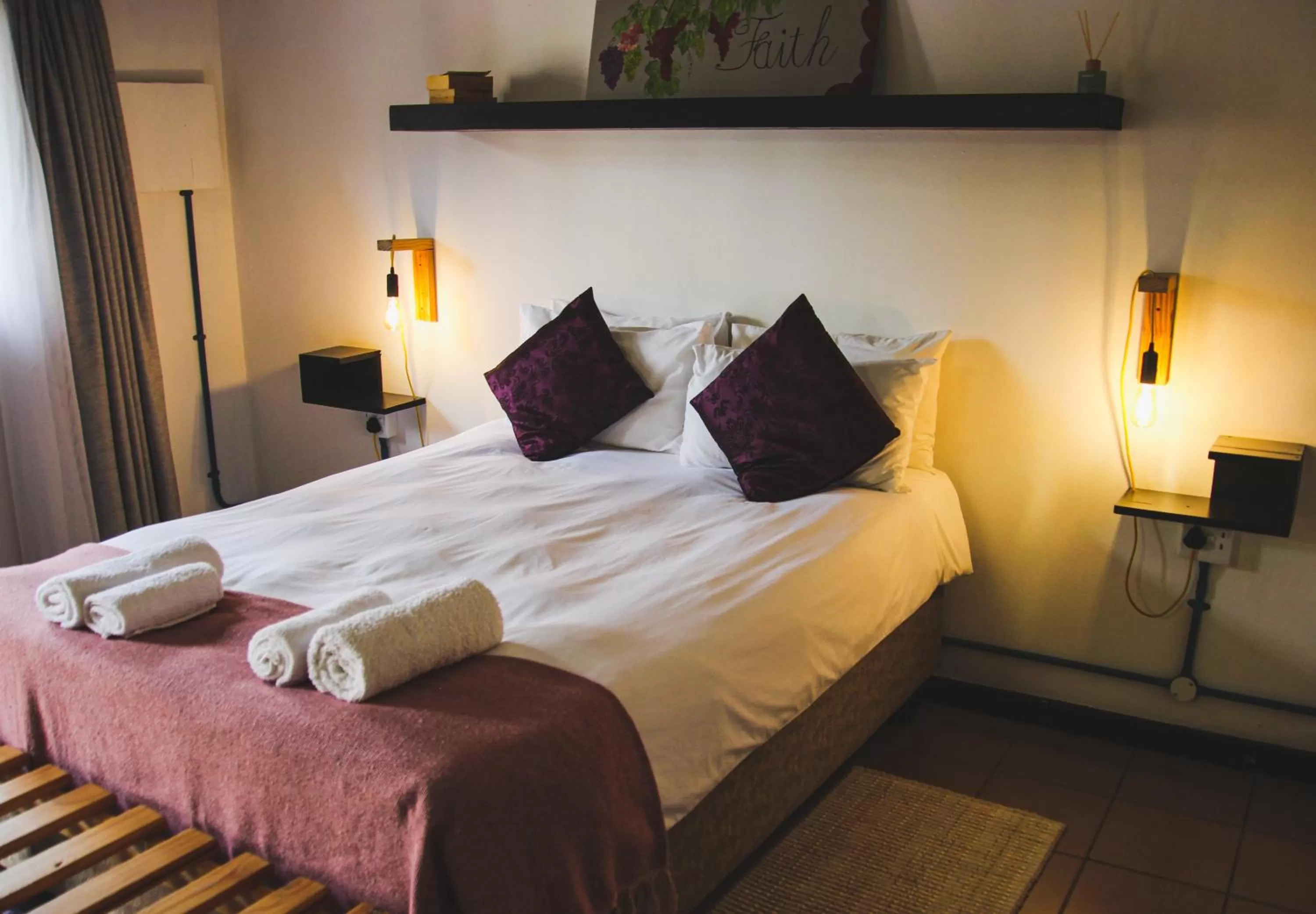 Bed in The Residence at Villa Wiese