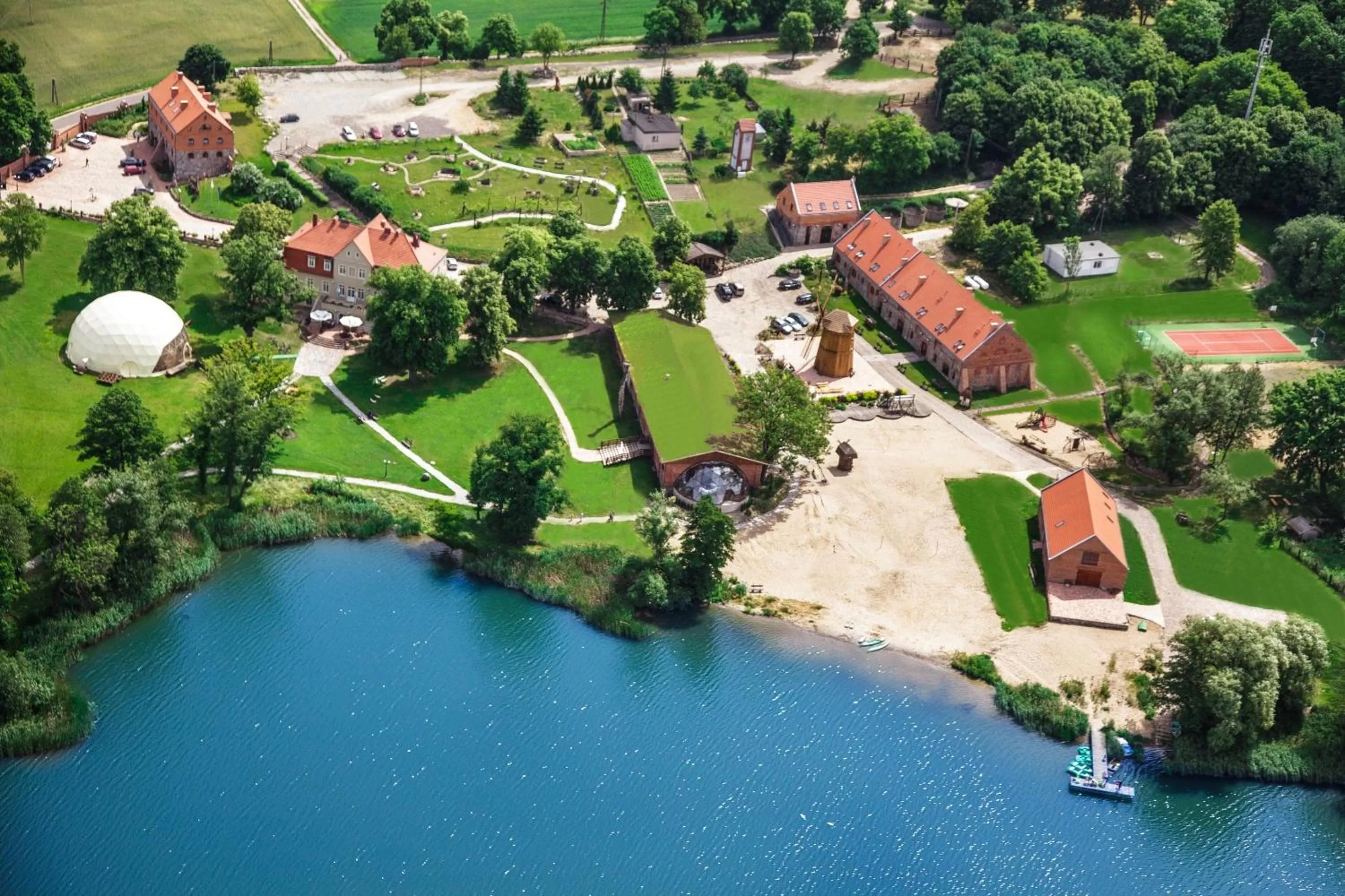 Beach, Bird's-eye View in Olandia