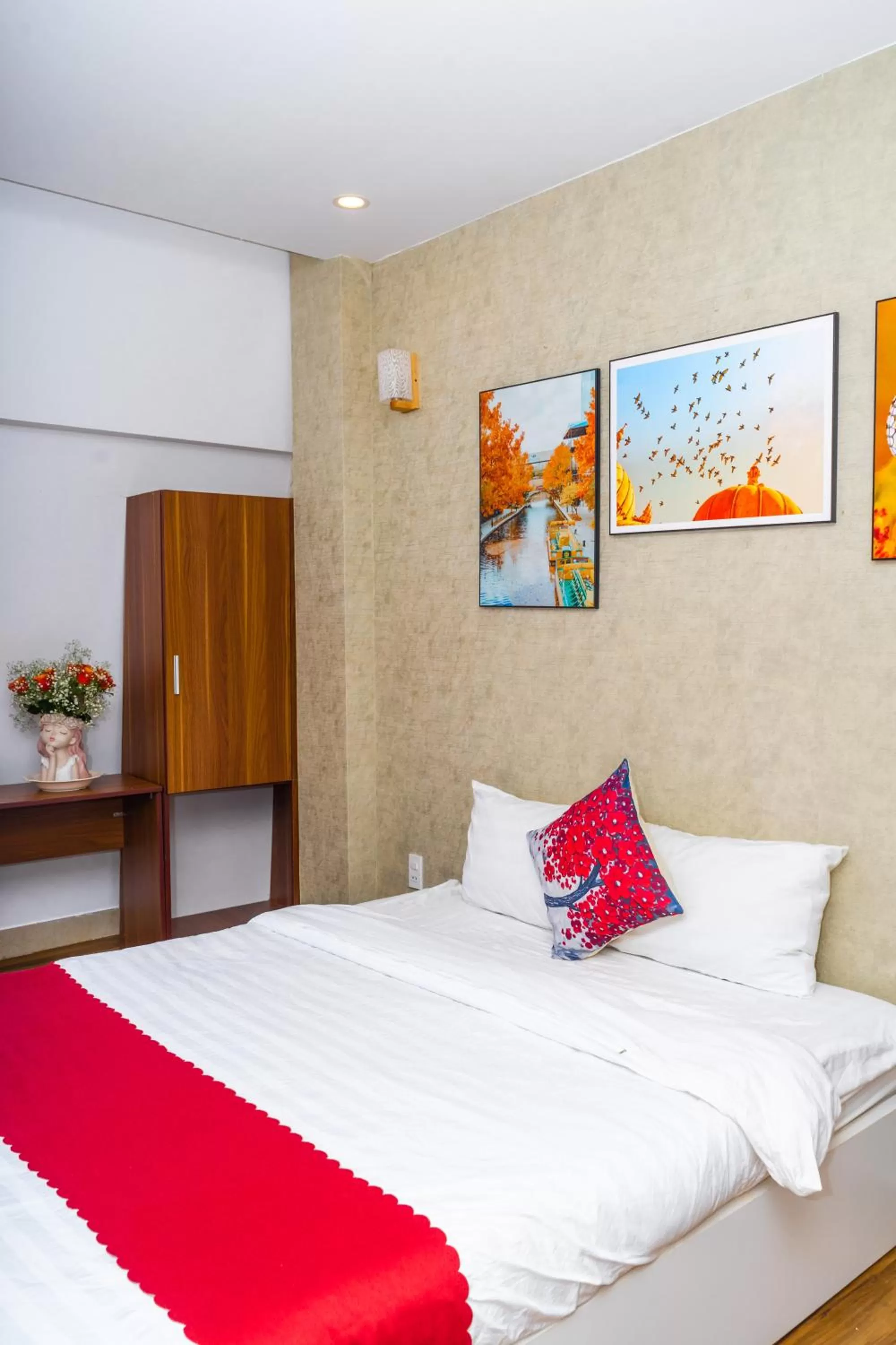 Bed in Ngàn Phố Studio & Love Hotel
