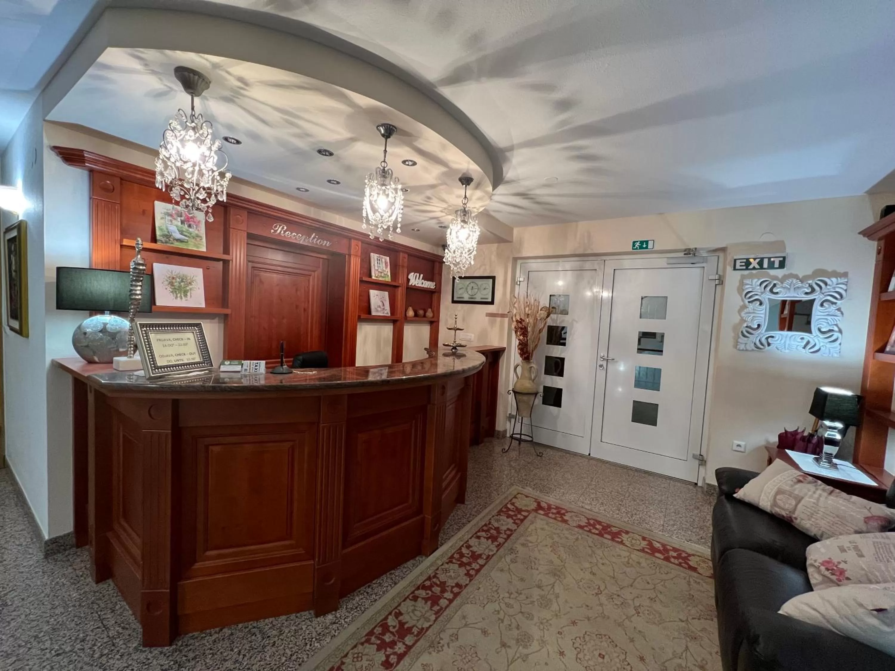 Lobby or reception in Nature Hotel Lukanc