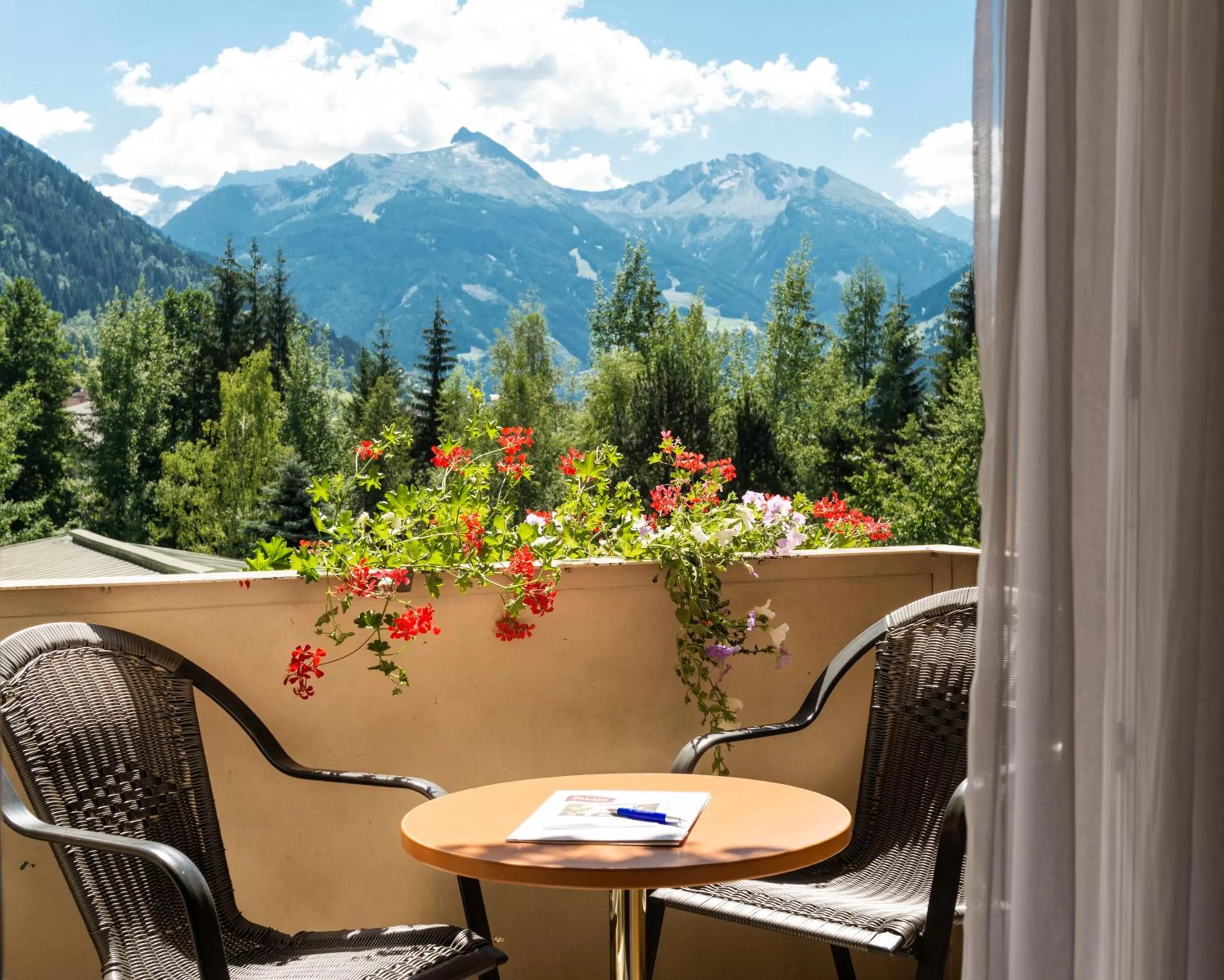 Garden view in Johannesbad Hotel Palace
