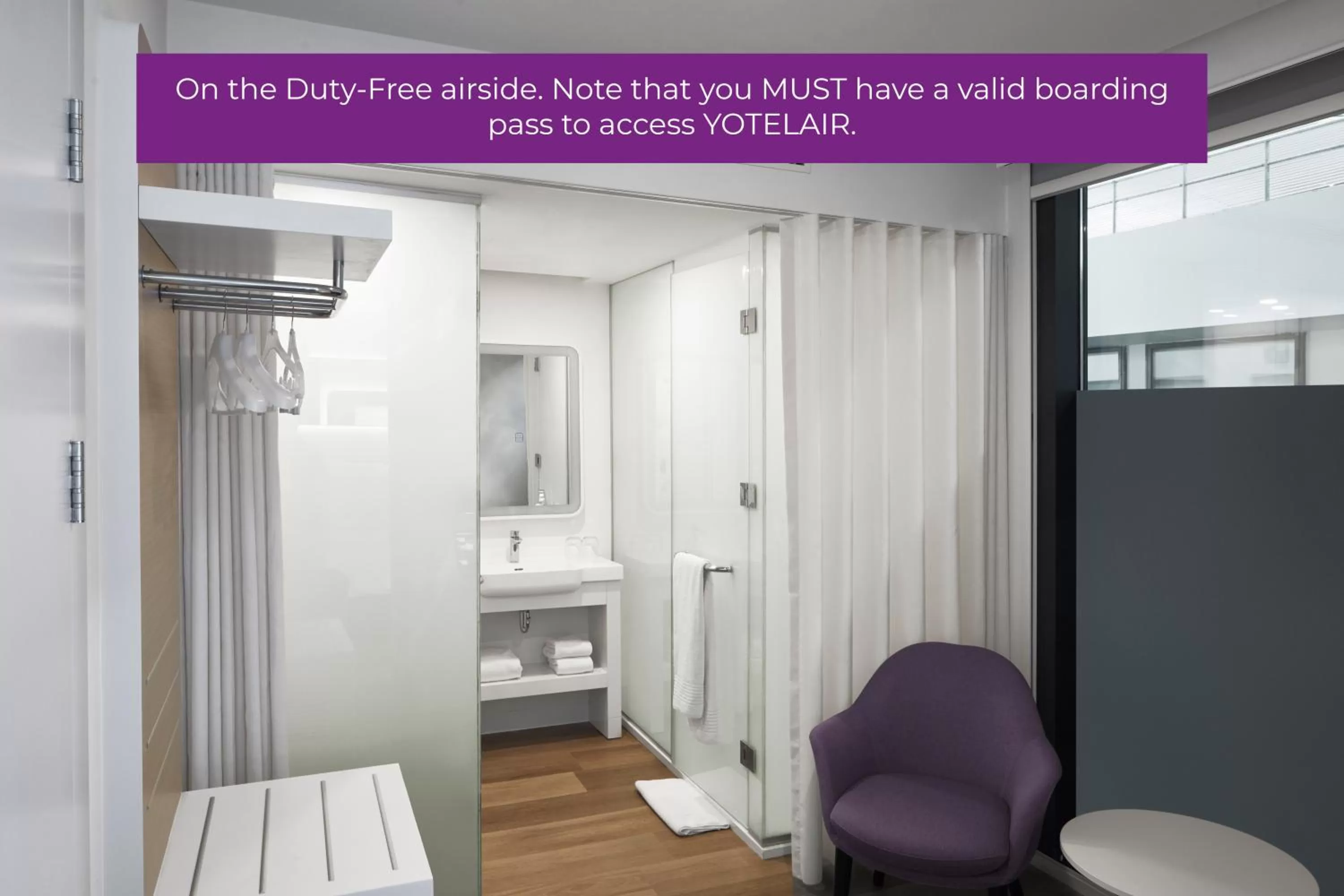 Shower in YOTELAIR Istanbul Airport, Duty free - International Transit area