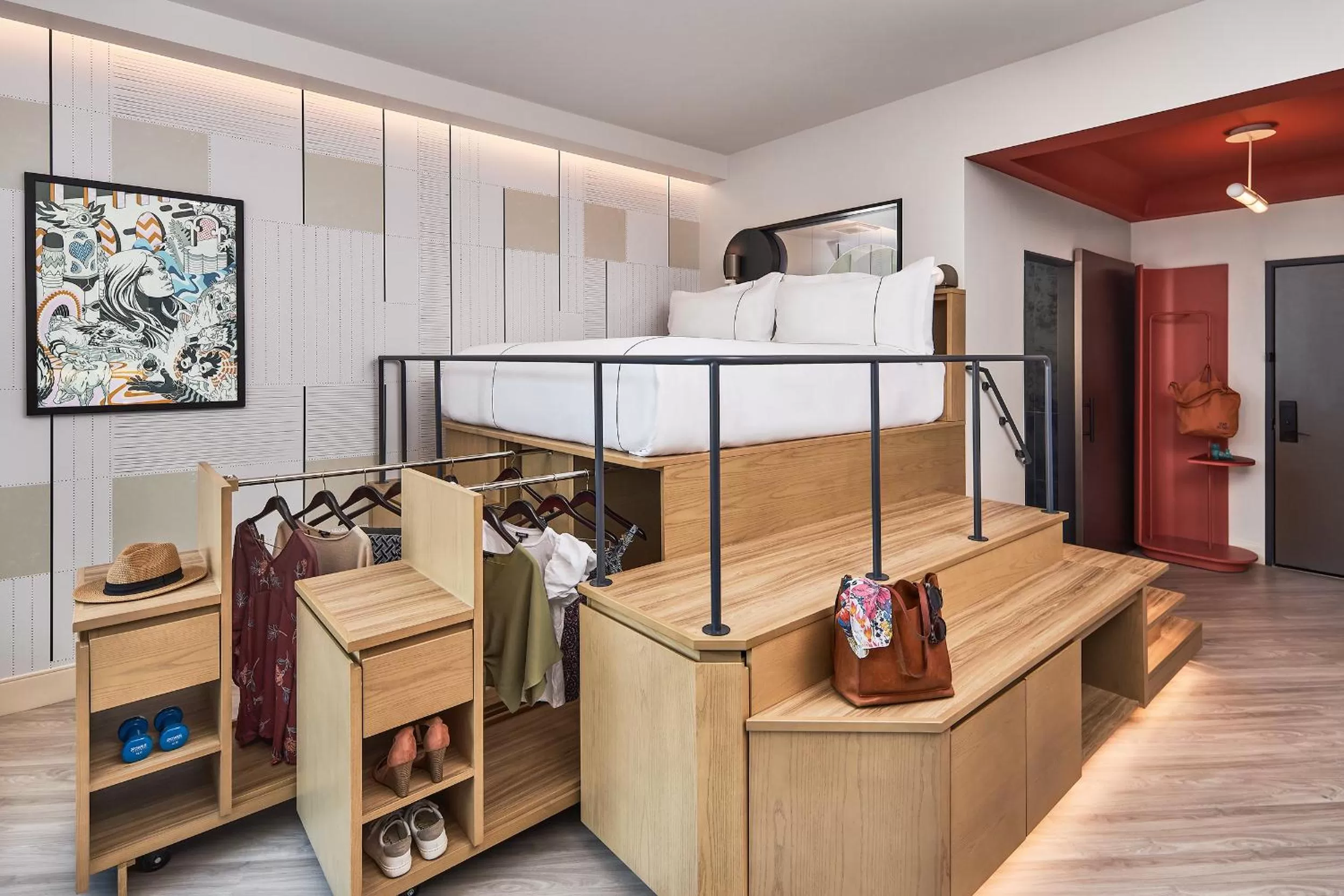 Bedroom in Catbird Hotel