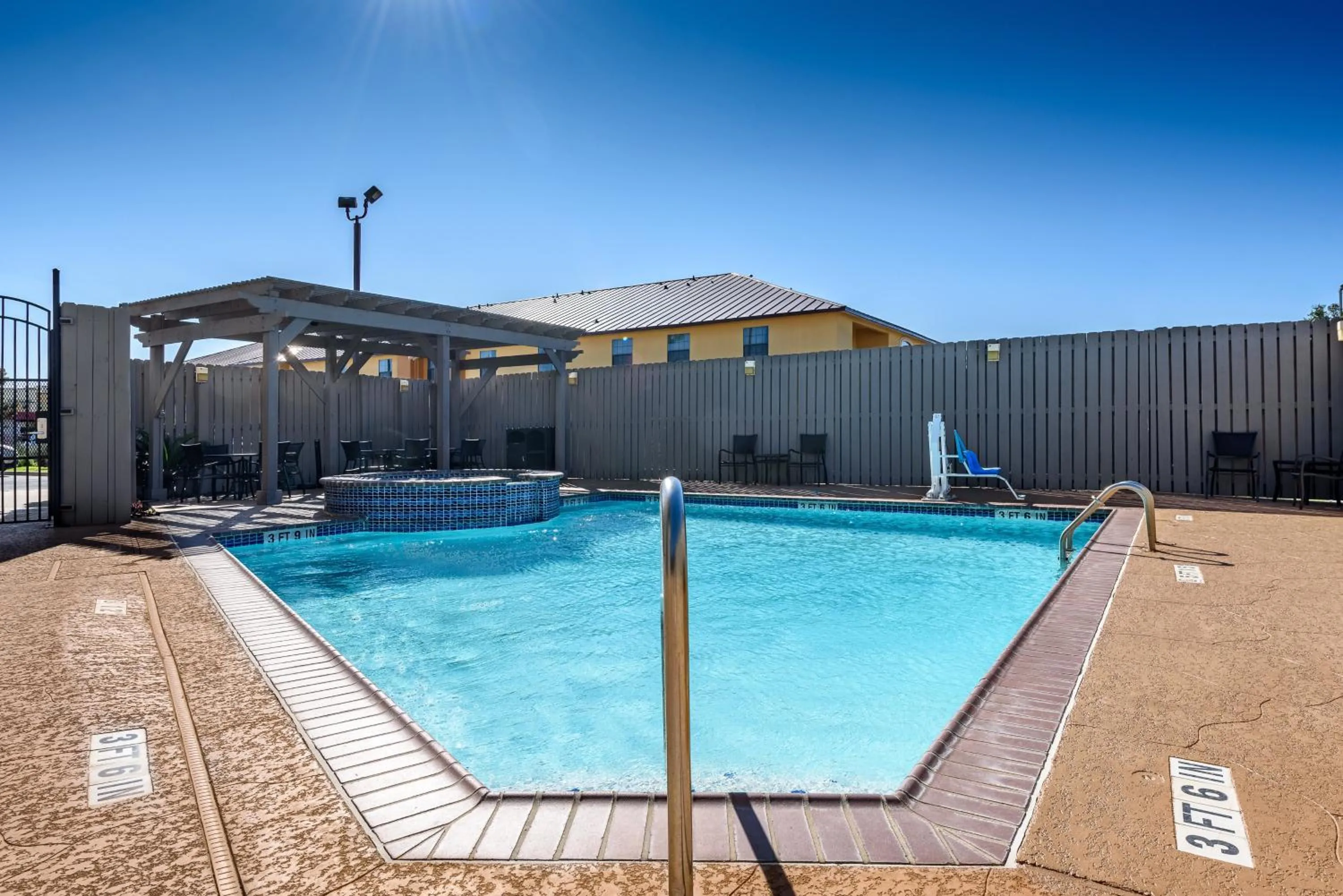 Swimming pool in Holiday Inn Express Hotel and Suites Bastrop by IHG