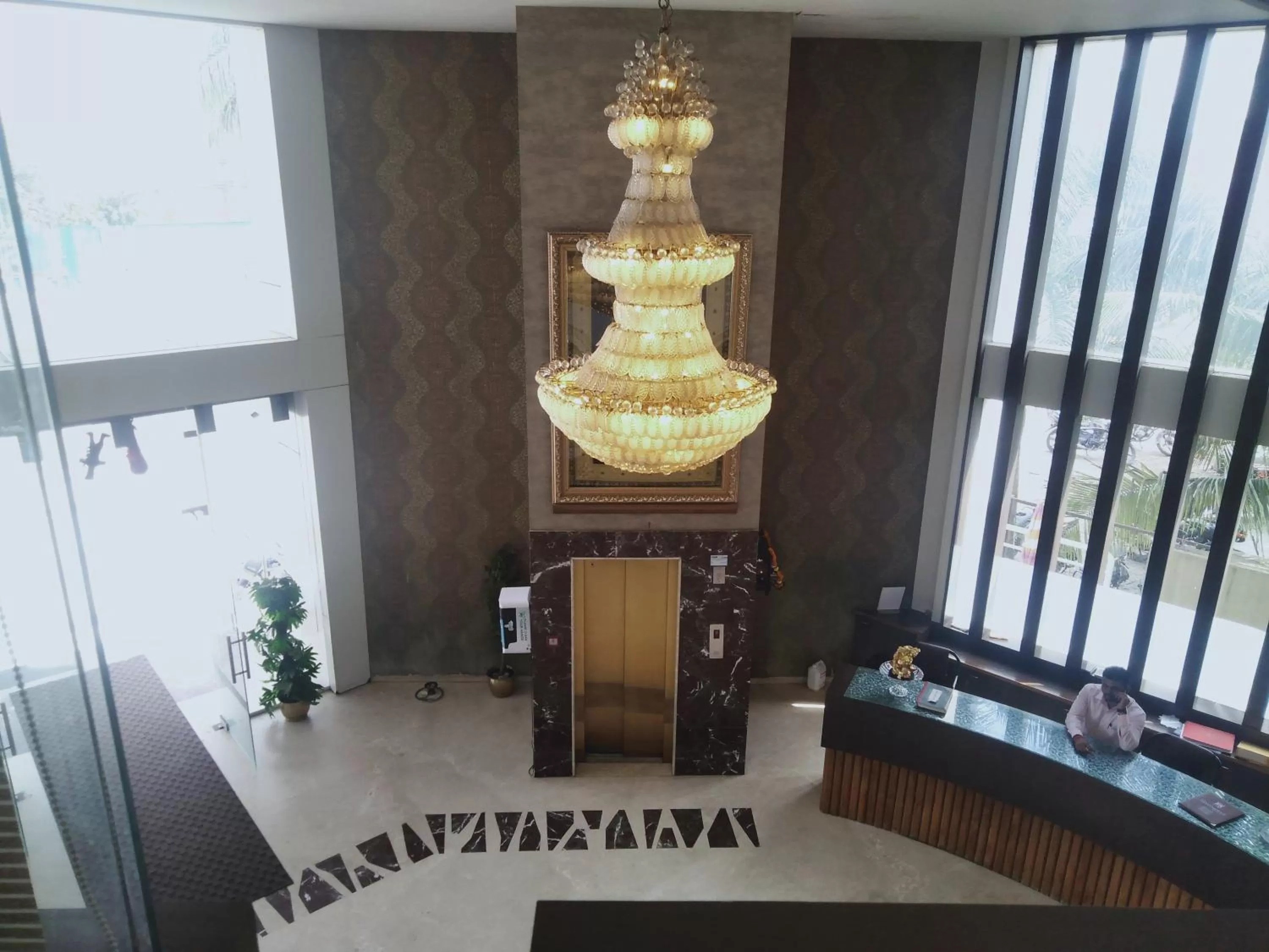 Lobby or reception in Hotel Udayanraje Palace