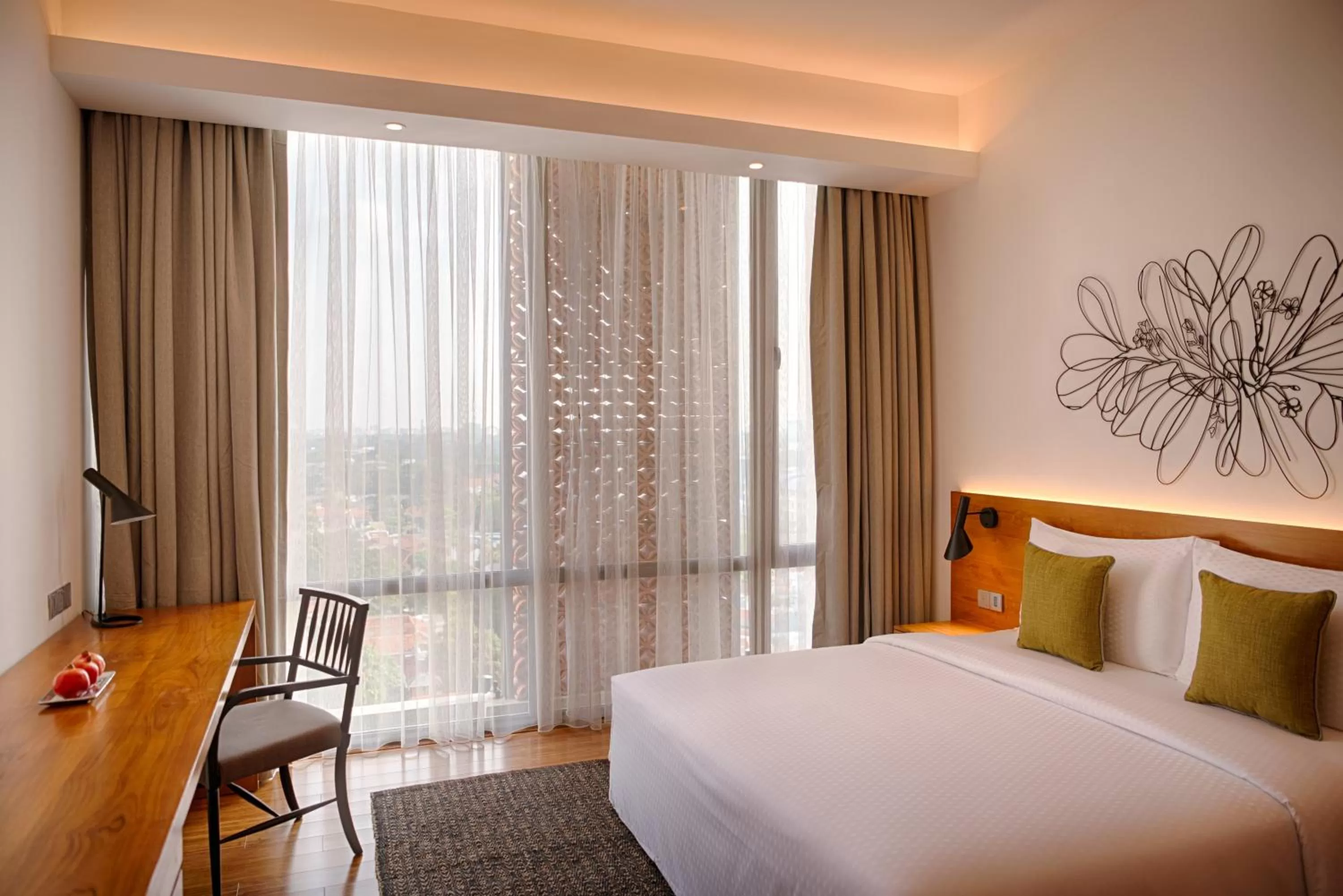 Bed in Jetwing Colombo Seven