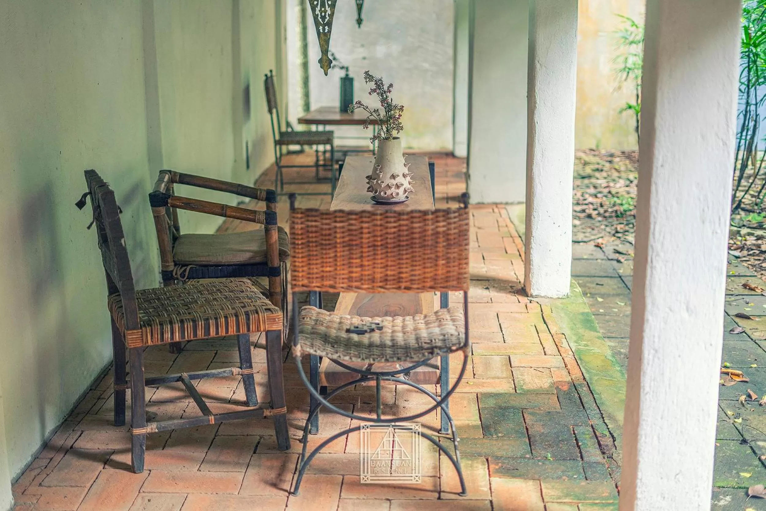 Patio in Baan Suan Residence เฮือนพักบ้านสวน