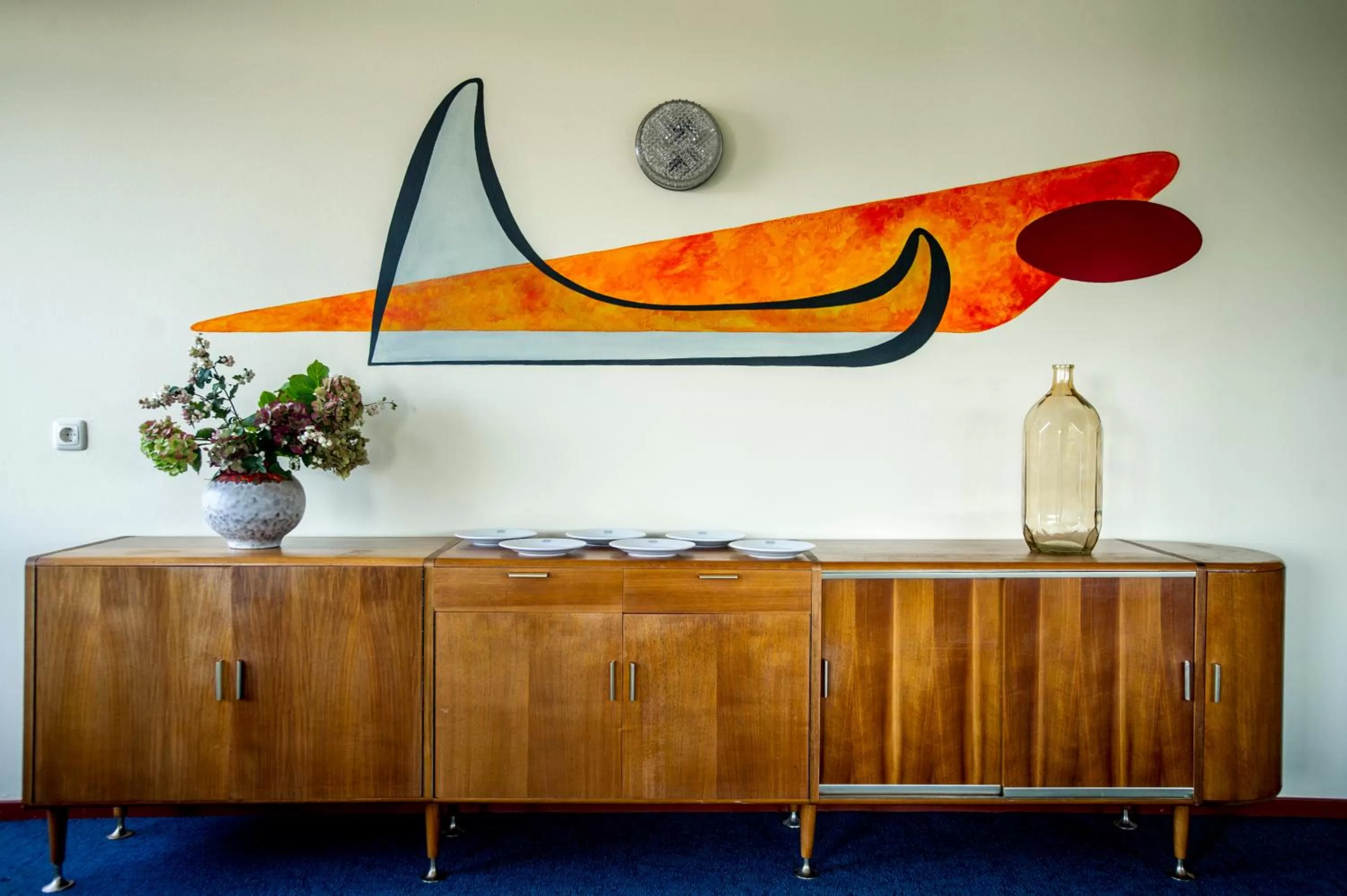 Decorative detail in Pension Homeland