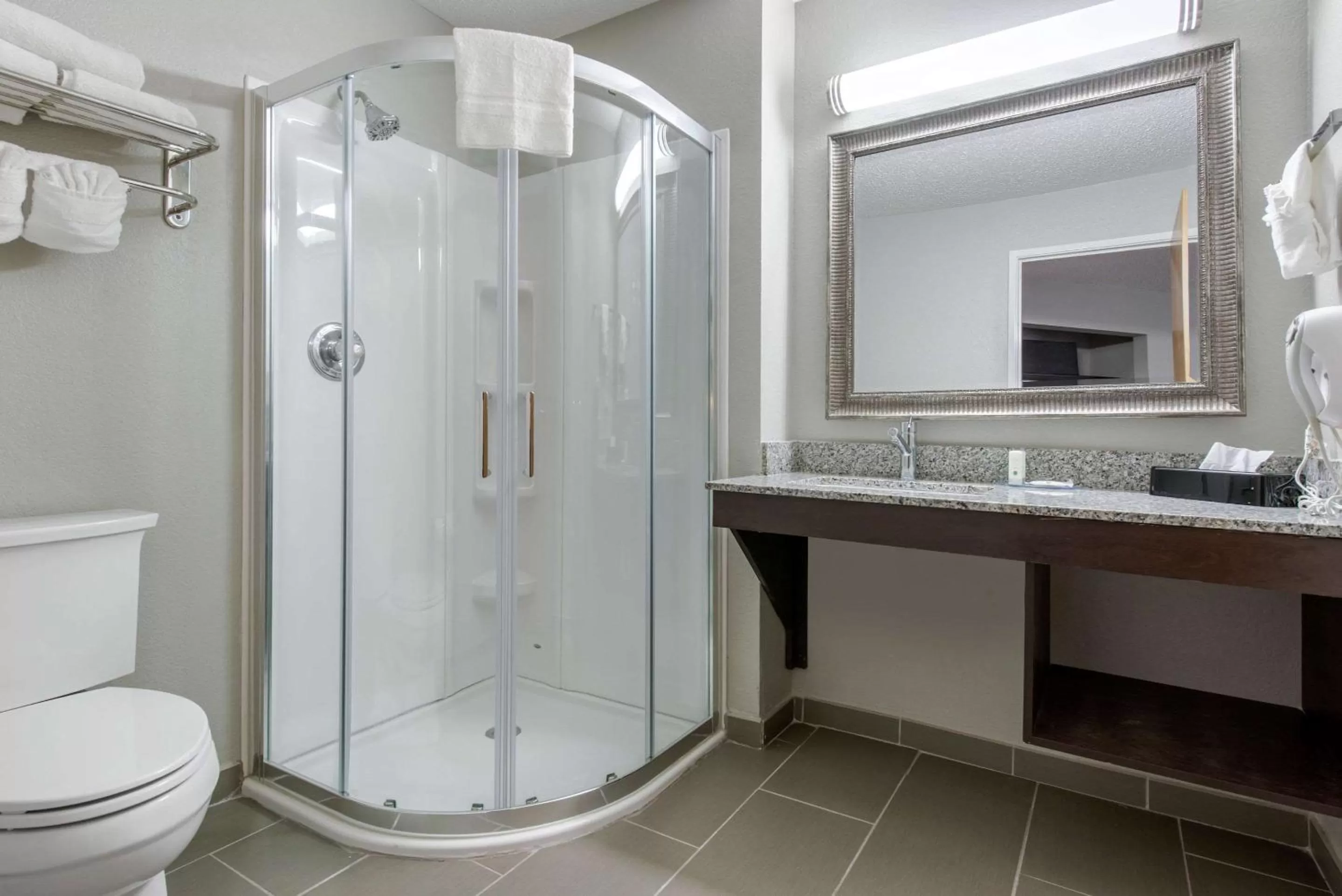 Bathroom in Quality Inn & Suites Brownsburg - Indianapolis West