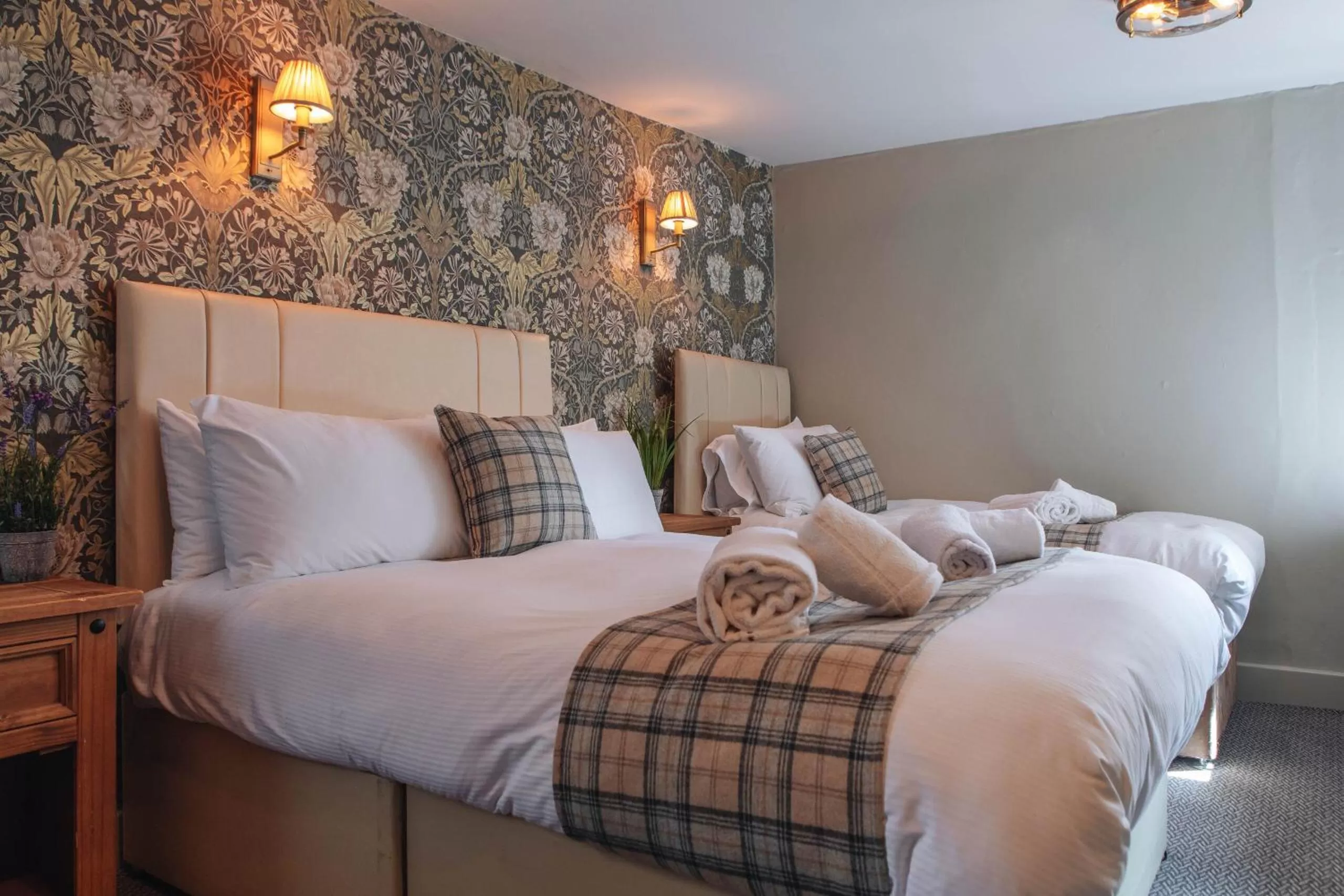 Bedroom, Bed in Black Lion Hotel Richmond North Yorkshire