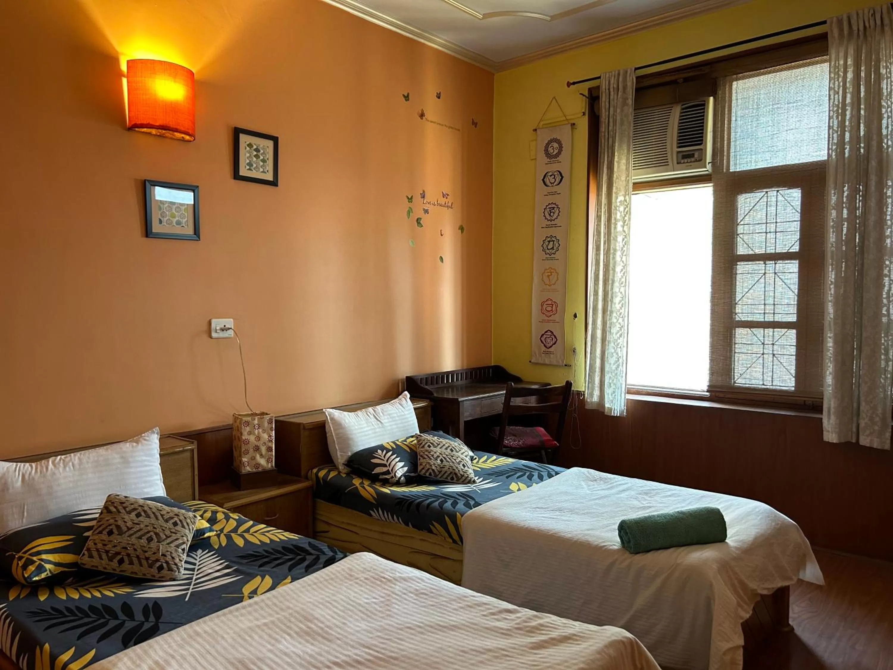 Bed in Ganga Vatika Boutique Hotel, Rishikesh
