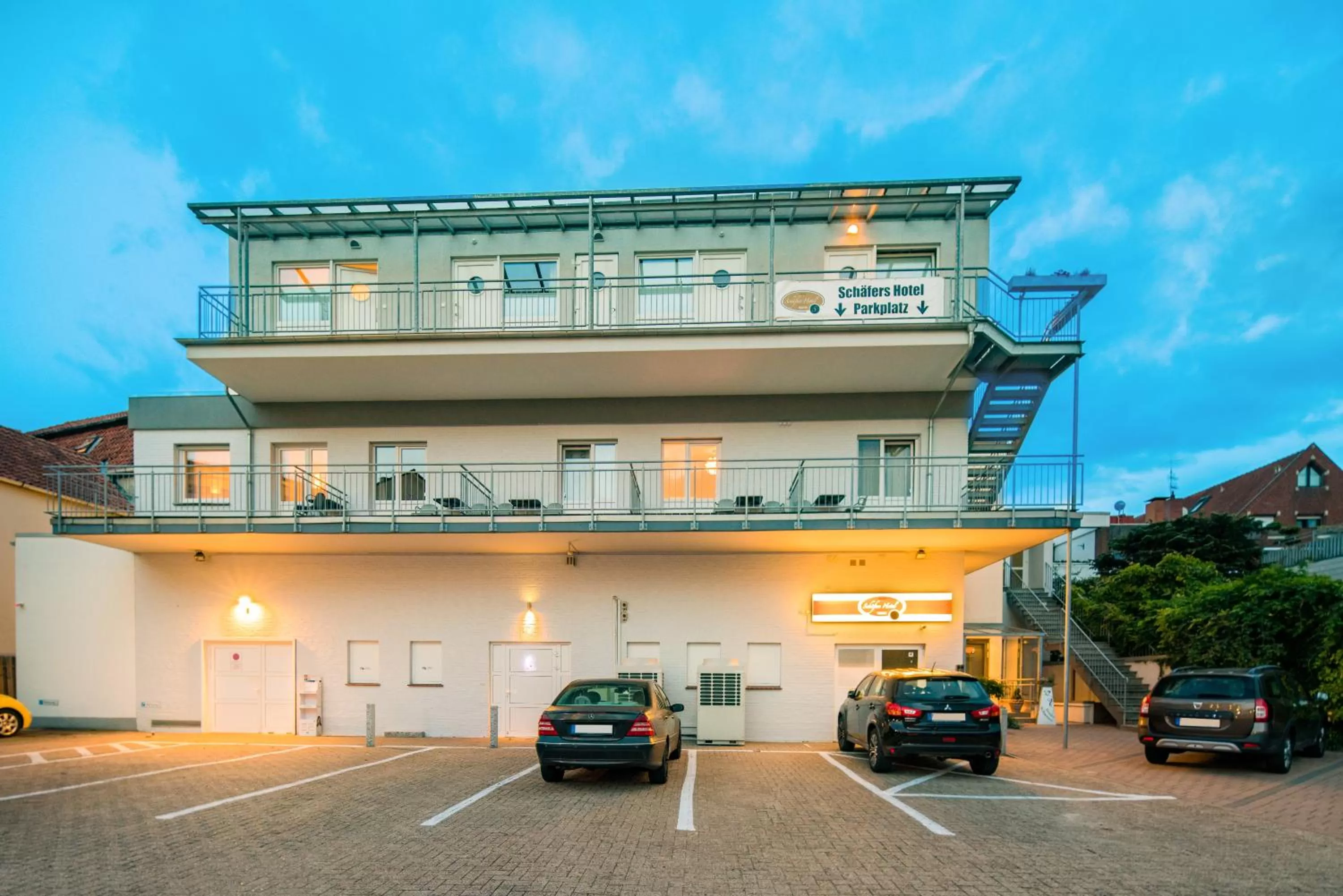 Property building in Schäfers Hotel, Self-Check-in, Cafe und Bäcker am Hotel