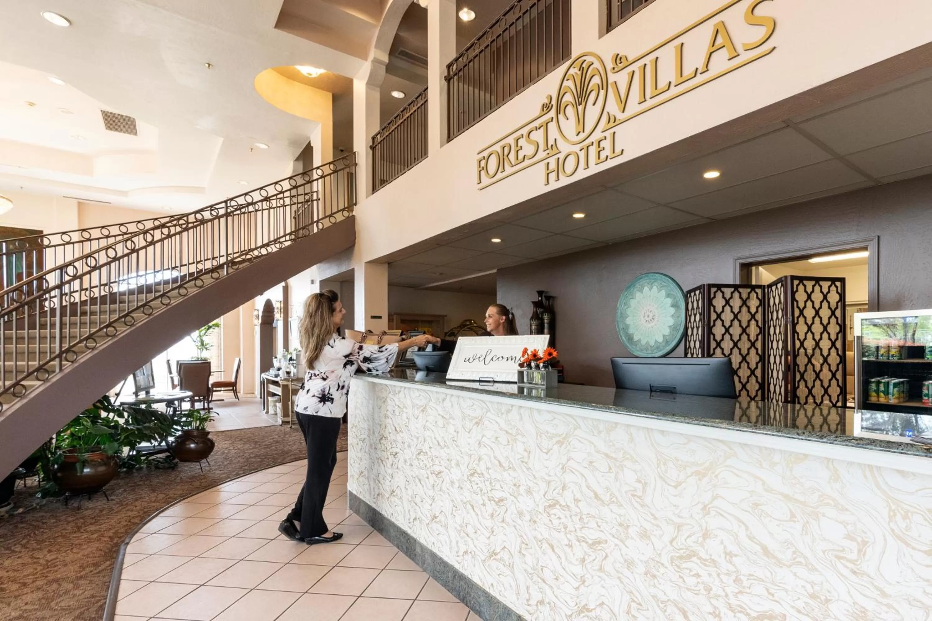 Staff in Forest Villas Hotel