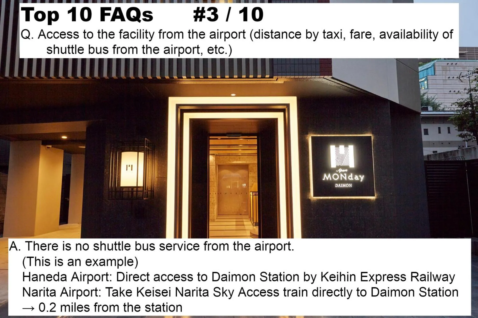 MONday Apart Hamamatsucho Daimon